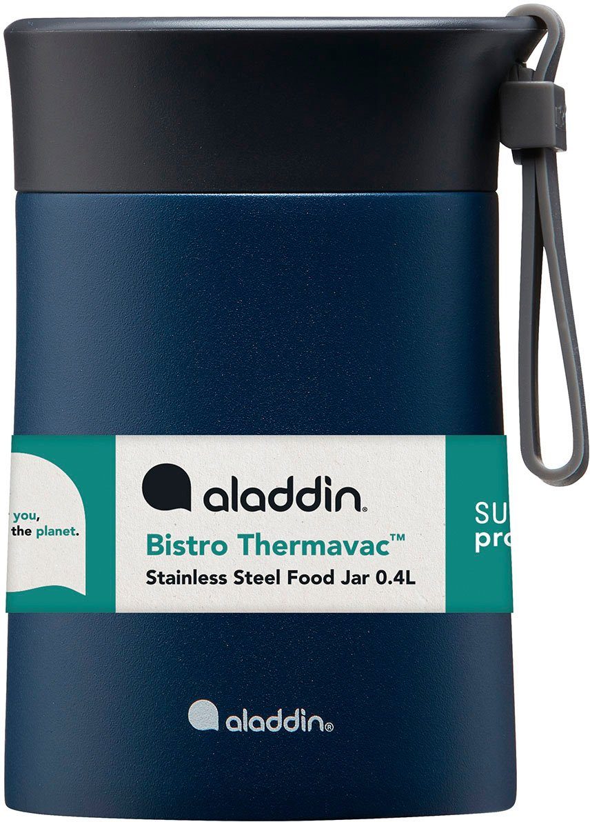 aladdin Bistro Lunch, Thermobecher Liter 0,4 Edelstahl, navy
