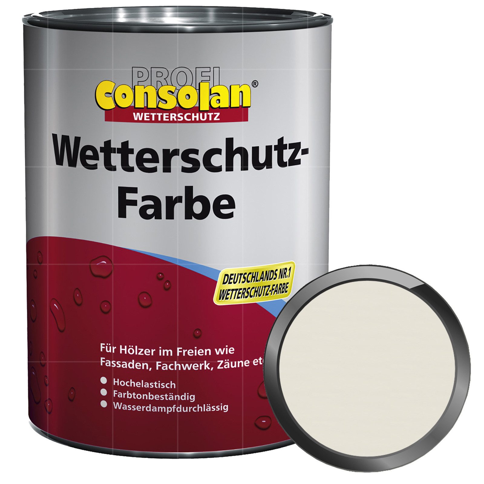 Consolan  Wetterschutzfarbe Profi Wetterschutz-Farbe - 0.75 Ltr