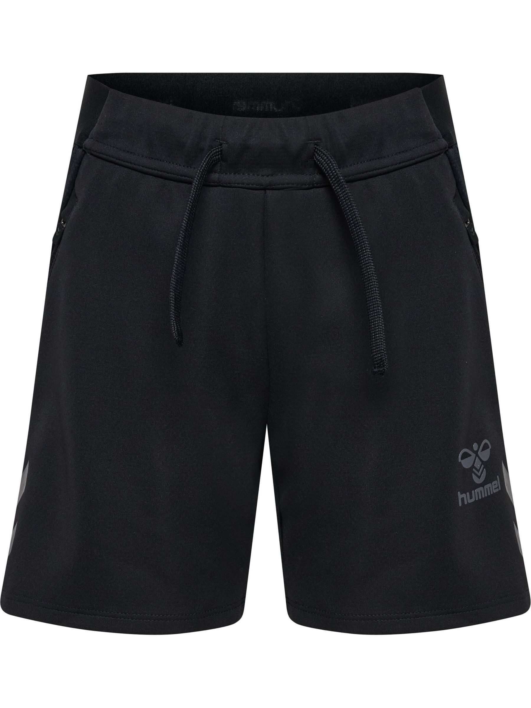 Shorts Sportlicher Look Kordelzug Logo Print Reißtasche Bund