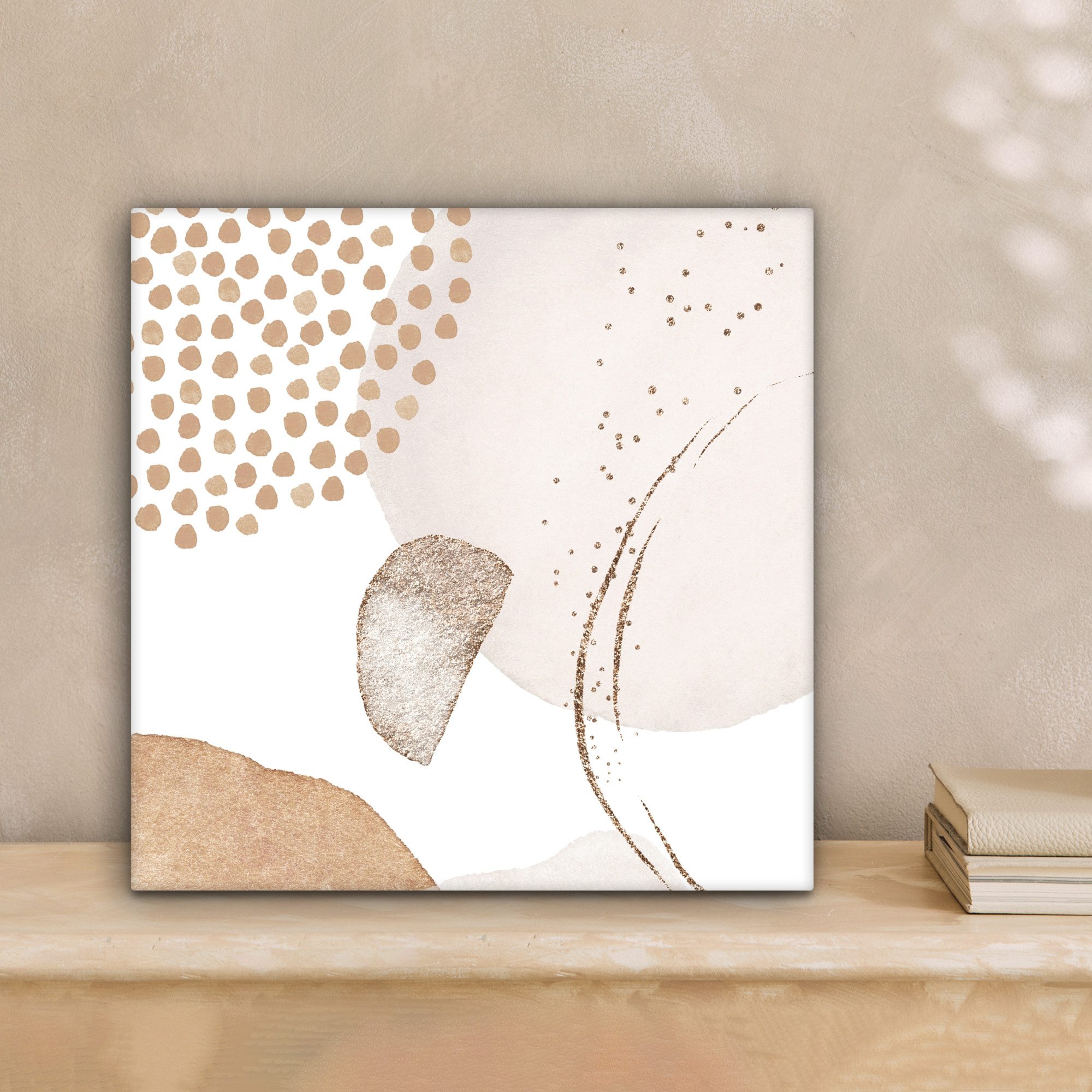 OneMillionCanvasses® Leinwandbild Aquarell - Pastell - Beige - Abstrakt - M günstig online kaufen