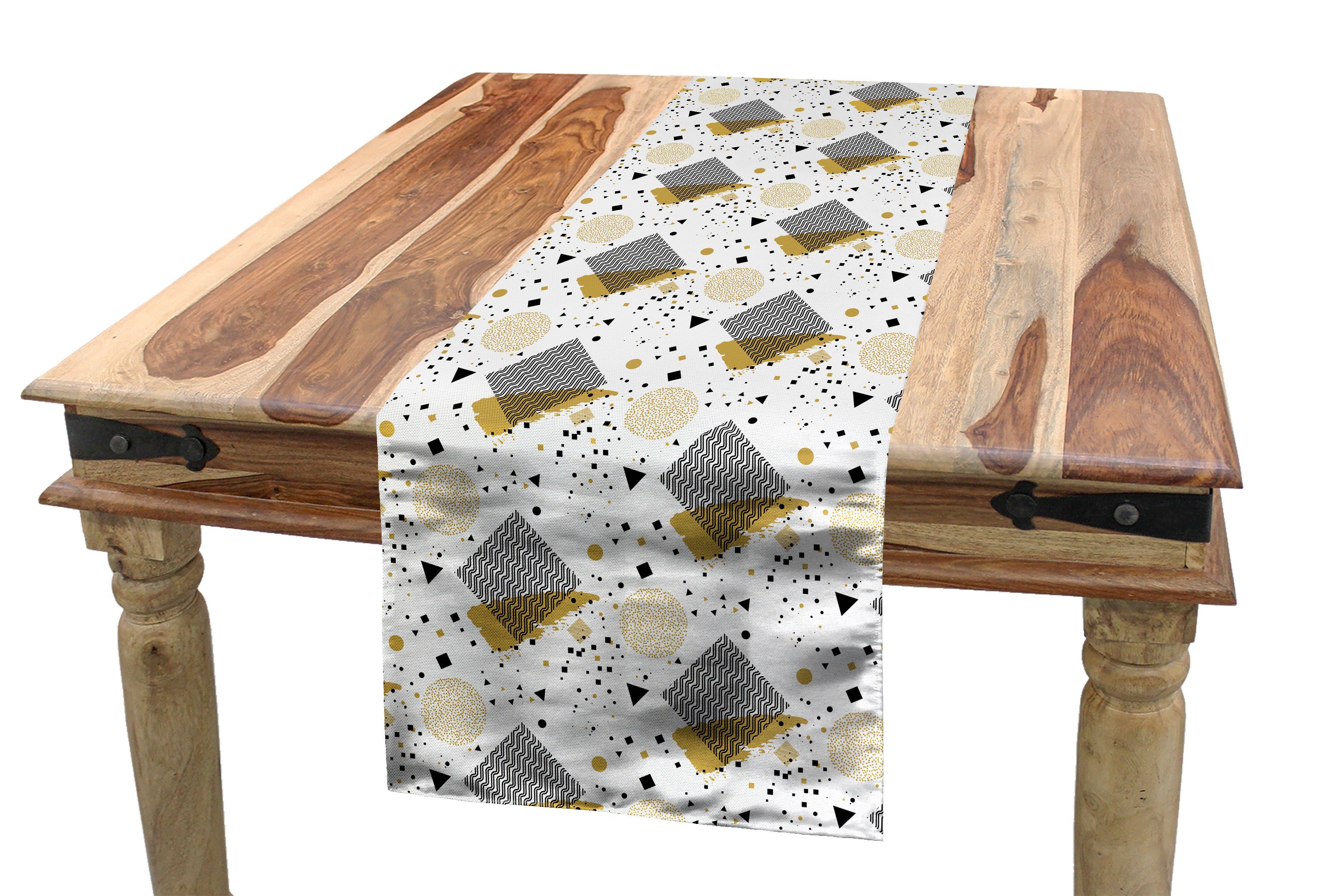 Abakuhaus Tischläufer Esszimmer Abstrakt Rechteckiger Küche geometrische Dekorativer Tischläufer, Anordnung