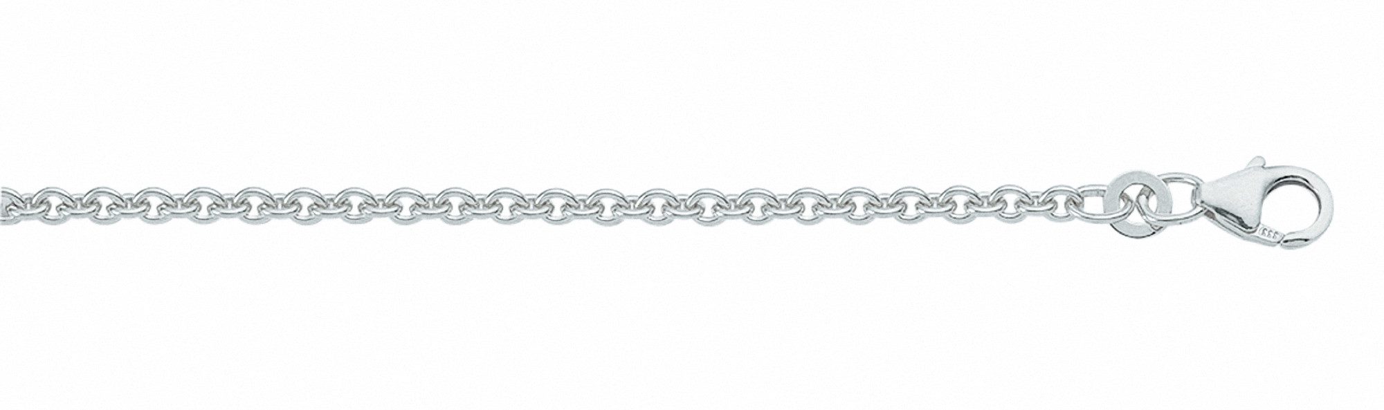 Adelia´s Silberkette Damen 925 Silber Anker Halskette Ø 1,9 mm, Silberschmuck für Damen