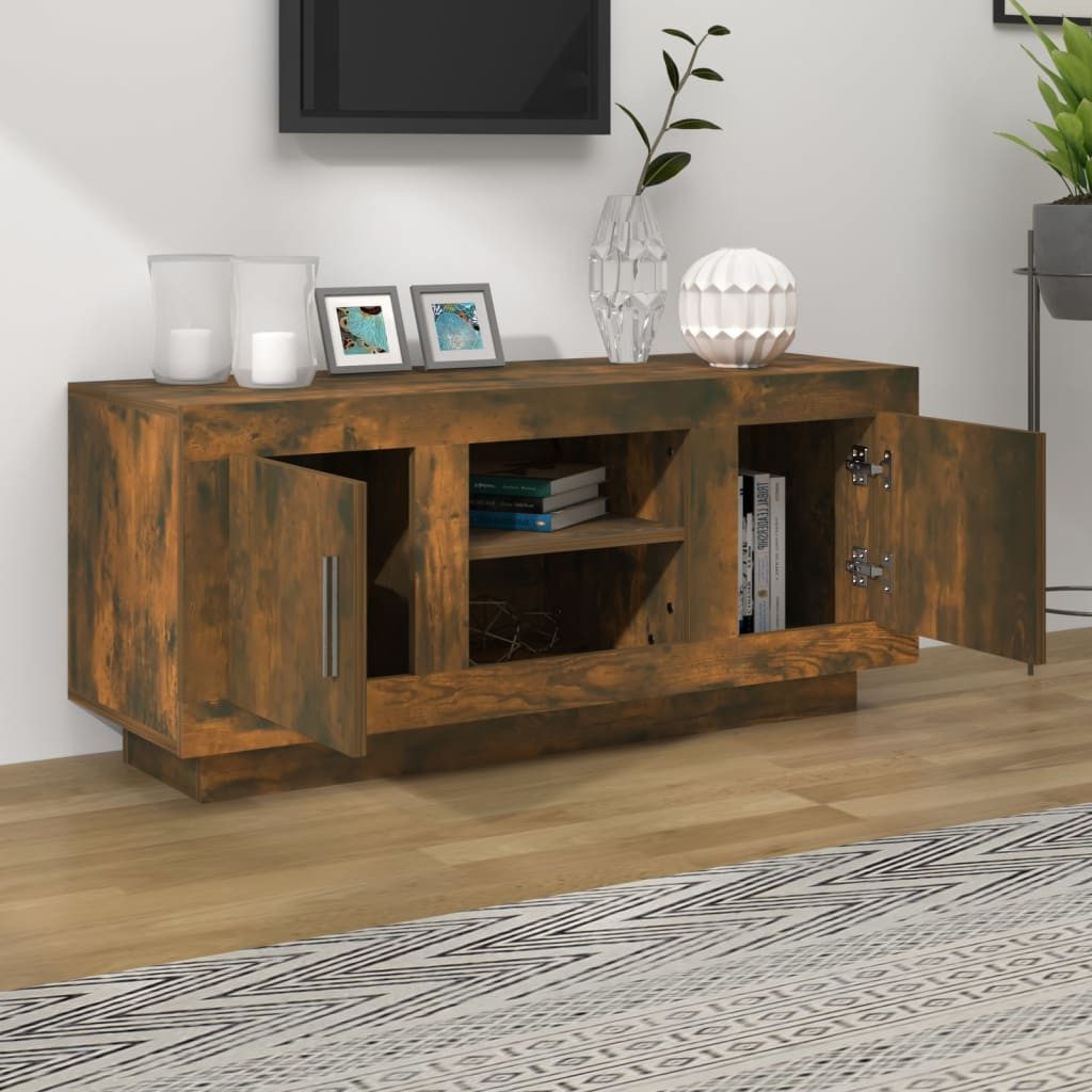 vidaXL TV-Schrank TV-Schrank Räuchereiche 102x35x45 cm günstig online kaufen