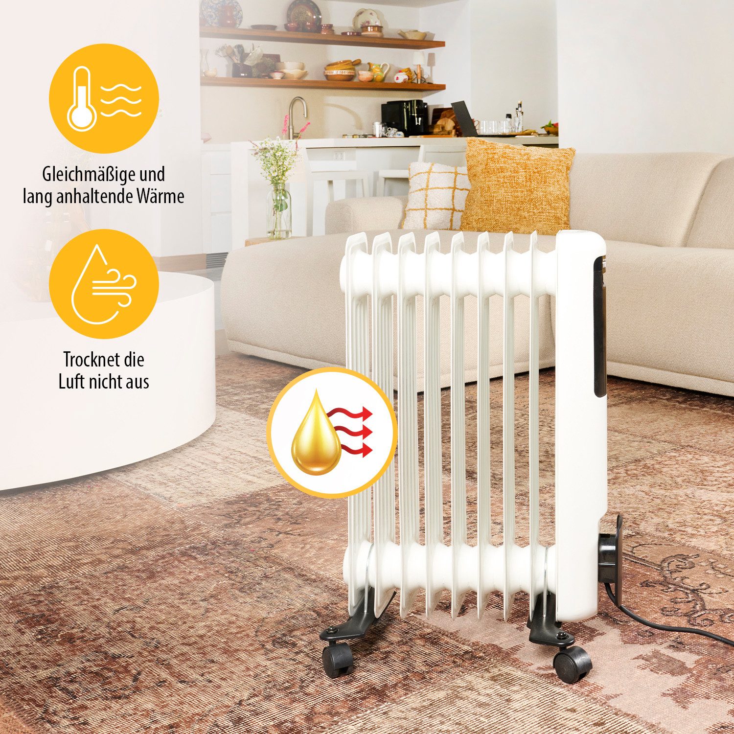 Tristar Ölradiator KA-5189, 800 W, Timerfunktion