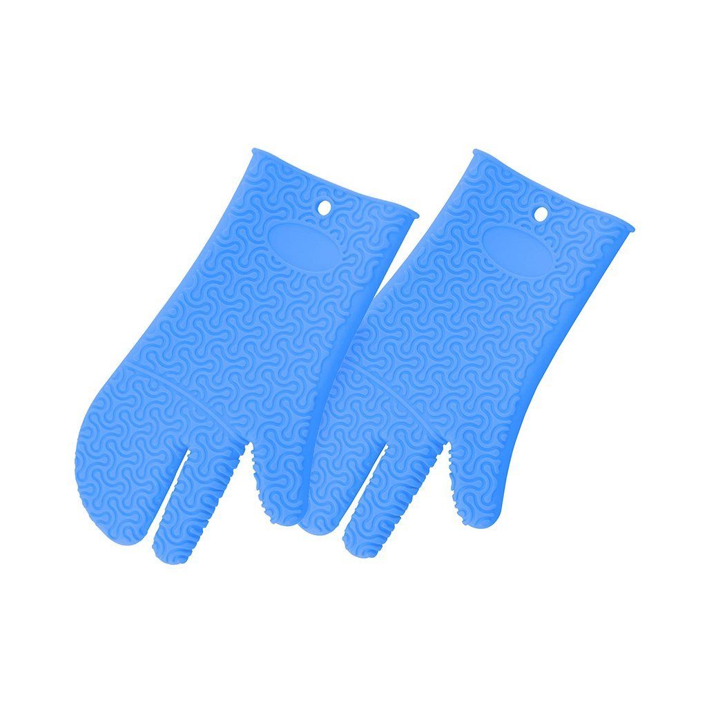 2x Silikon Topfhandschuh rutschfester Hitzeschutzhandschuh