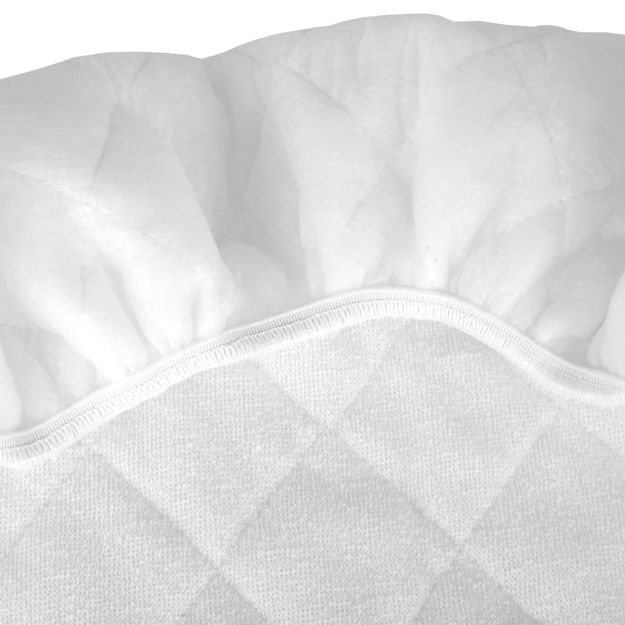 Bestlivings Waschmaschinenbezug 60x60cm aus Baumwolle/Polyester, mit Gummizug, Frottee-Steppung, maschinenwaschbar & trocknergeeignet