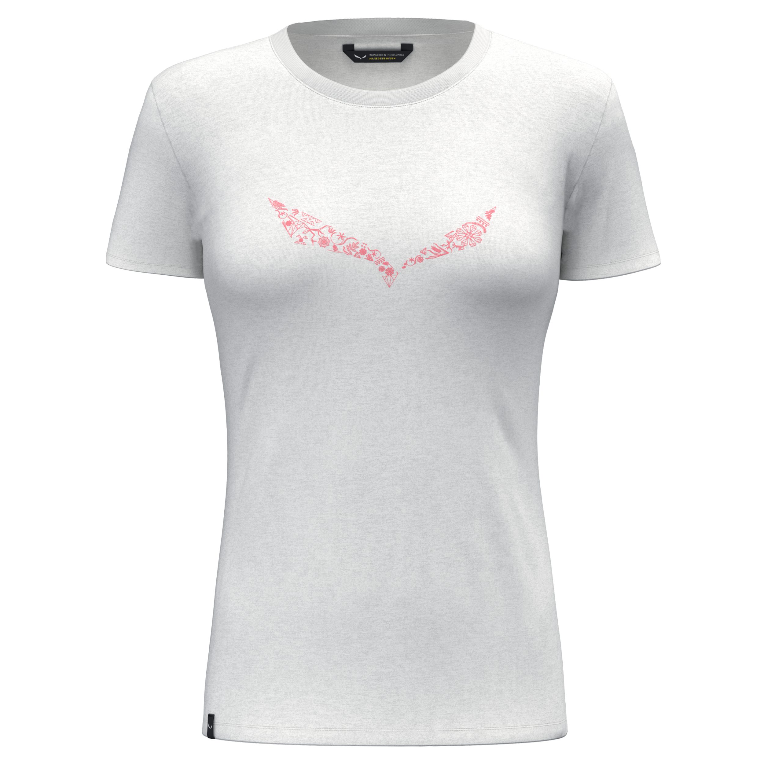 Salewa Funktionsshirt SOLID DRY W T-SHIRT. WHITE
