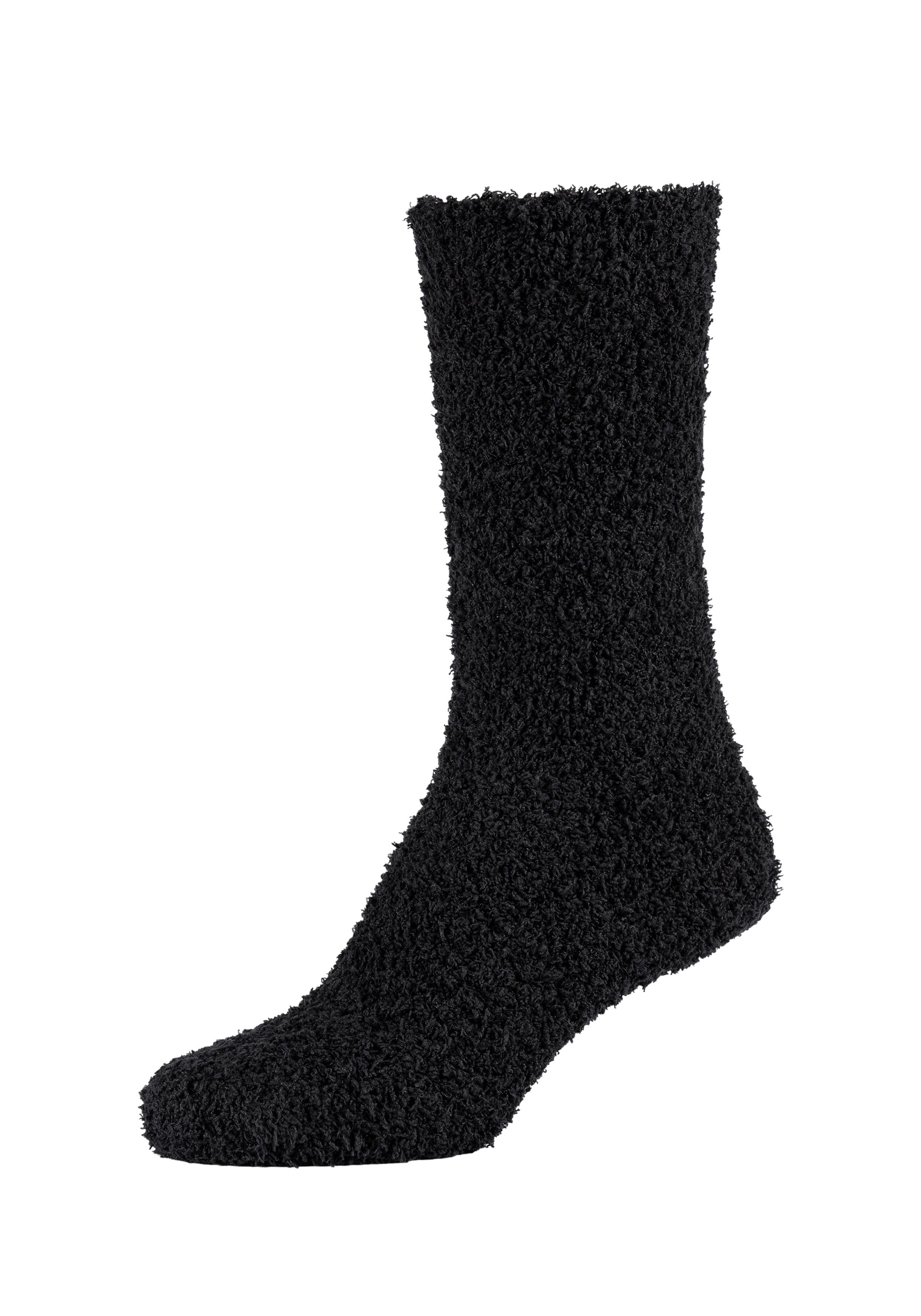Camano Socken warm & cozy (4-Paar, 4 Paar) Crew-Schnitt, mit weichem Bund ohne Gummidruck, warme Kuschelqualität – Bild 3 von 3