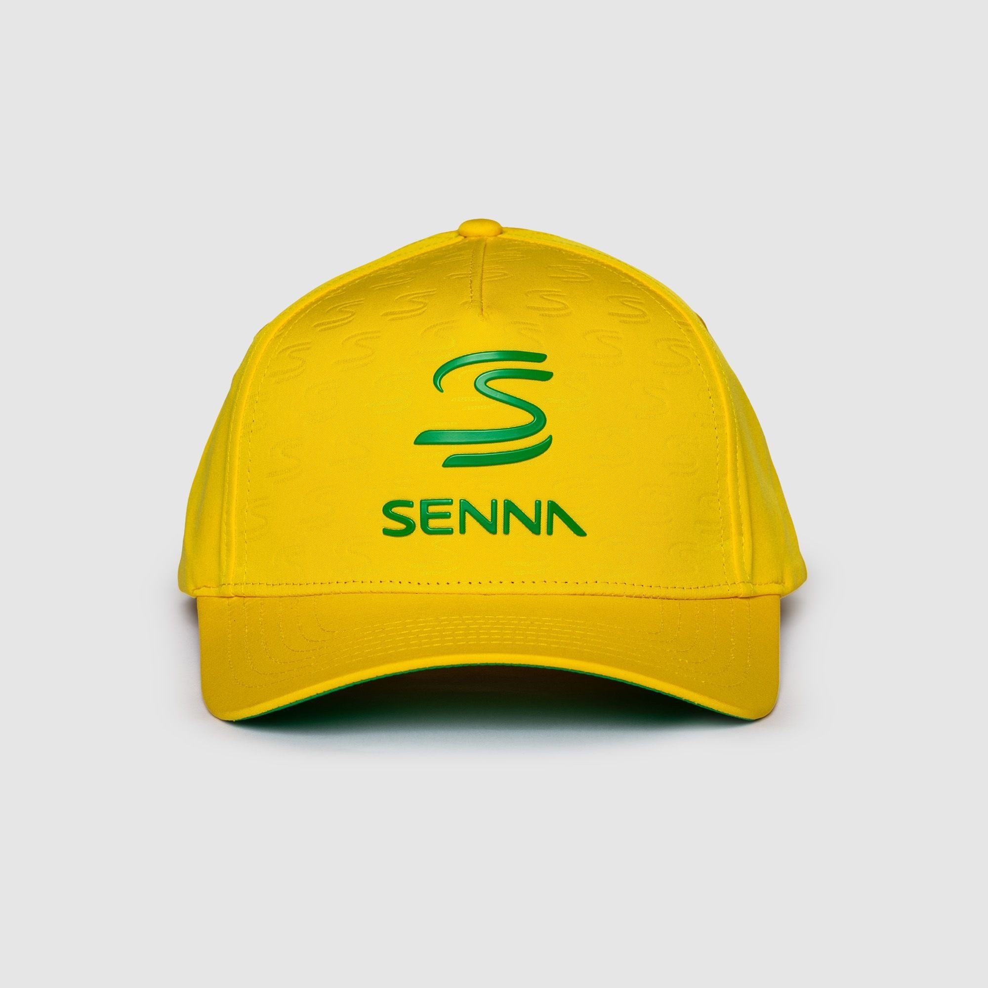 Aryton Senna Baseball Cap Ayrton Senna Cap Logo Geprägt - gelb