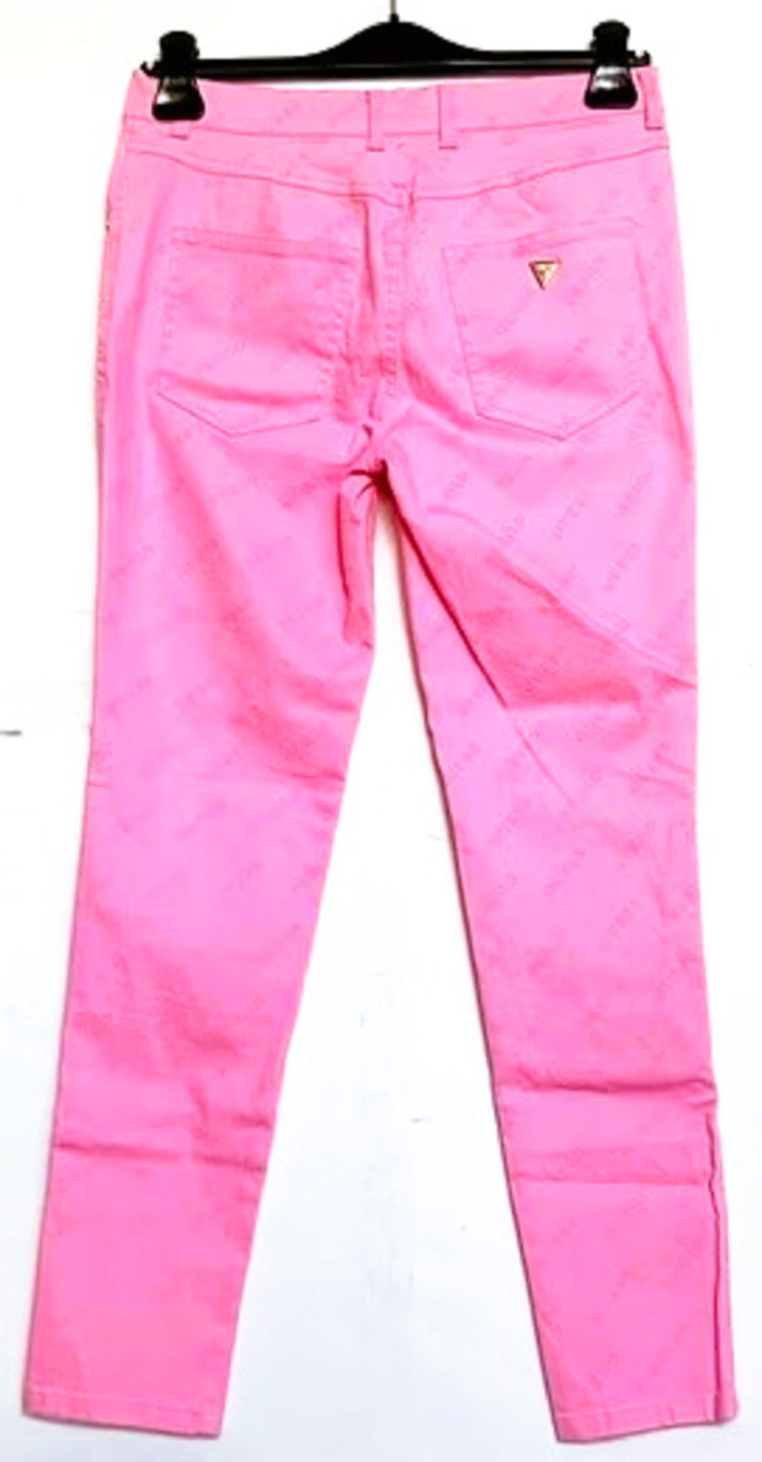 Guess Skinny-fit-Jeans Guess Damen Jeans, Guess 1981 Button Skinny High Jeanshose Rosa