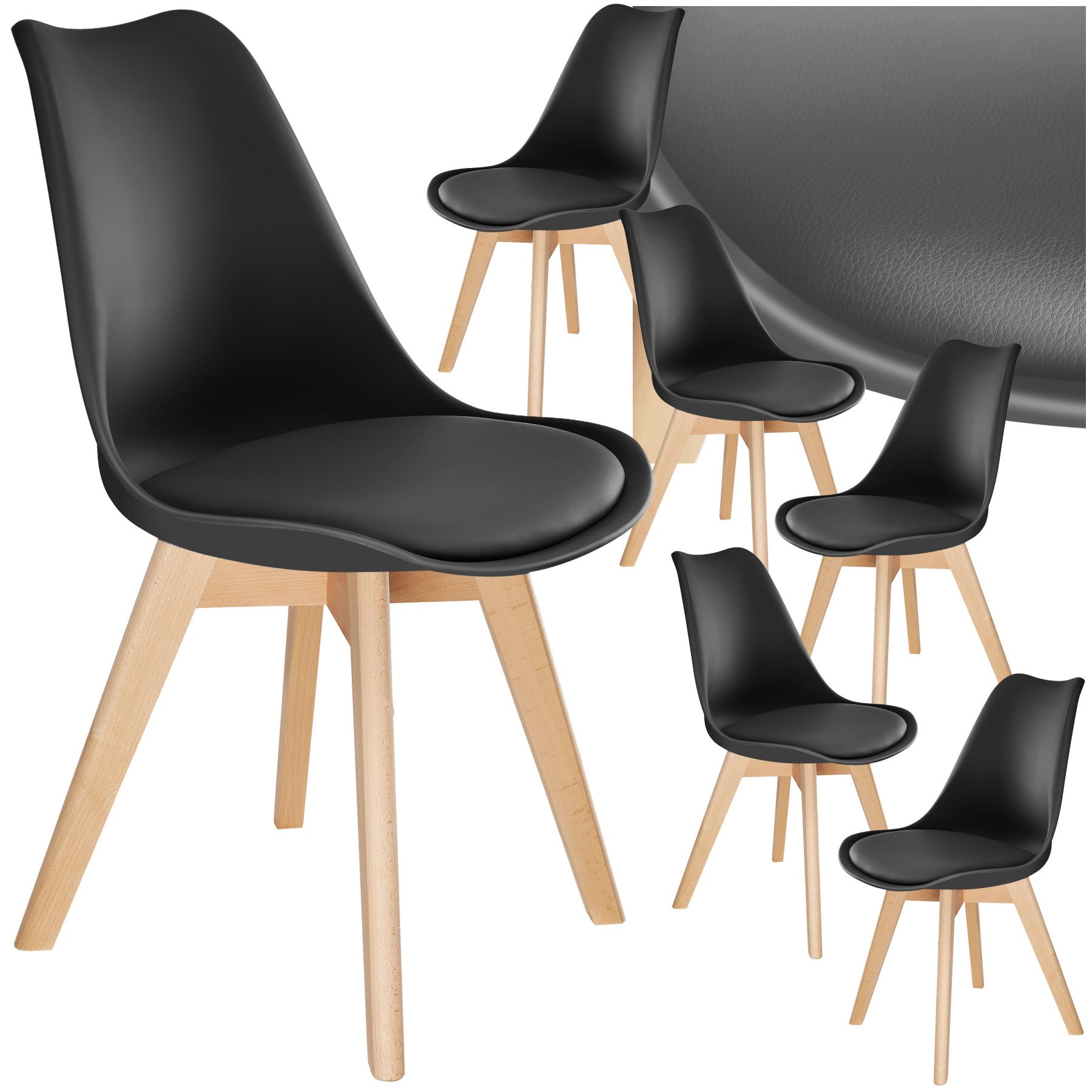 tectake Esszimmerstuhl Set Esszimmerstuhl (Set, 6 günstig online kaufen