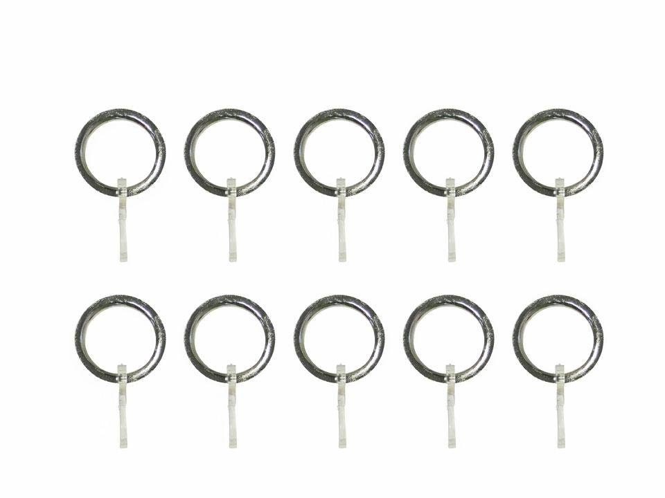indeko Gardinenring, Gardinenstangen, (Set, 10-St., mit Faltenlegehaken), f günstig online kaufen