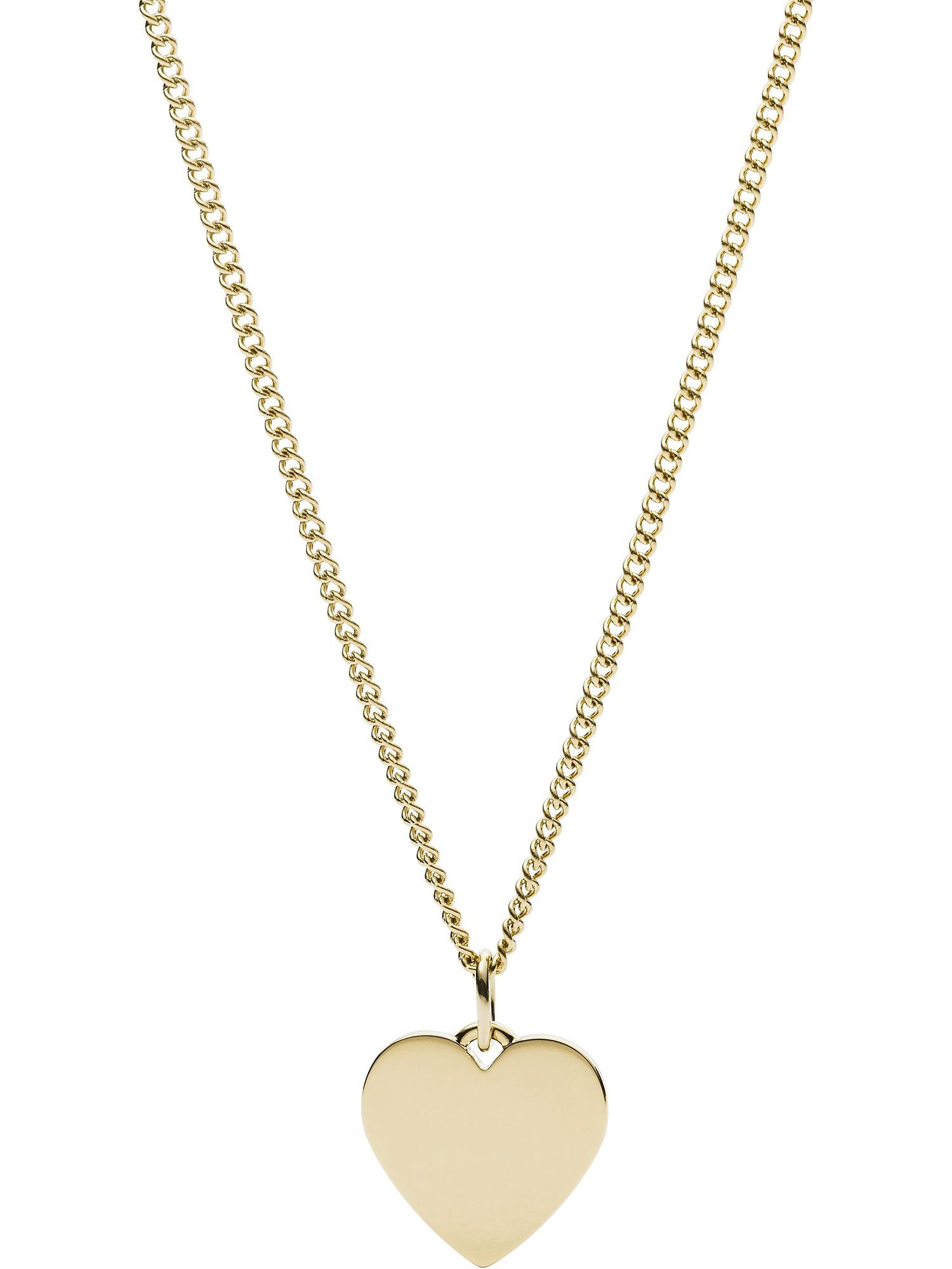 Fossil Collier Fossil Damen-Kette Edelstahl Herz günstig online kaufen