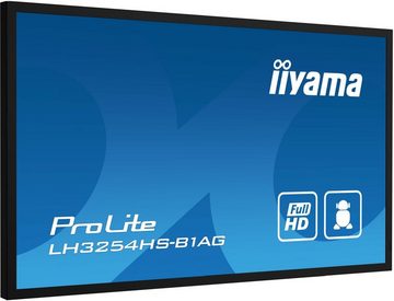 Iiyama 80.0cm (31,5) LH3254HS-B1AG 16:9 3xHDMI+DVI+DP IPS retail TFT-Monitor (1920 x 1080 px, Full HD, 8 ms Reaktionszeit, IPS, Wi-Fi, Lautsprecher)