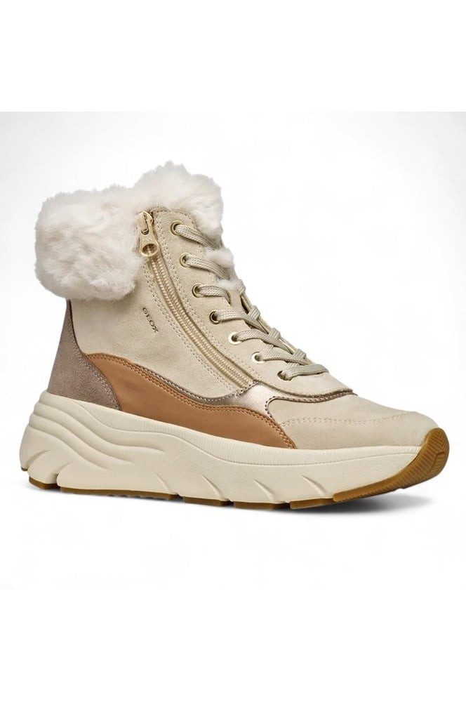 Geox Winterschuhe Diamanta B (Leder, mit seitlichen Reissverschluss) Winter günstig online kaufen