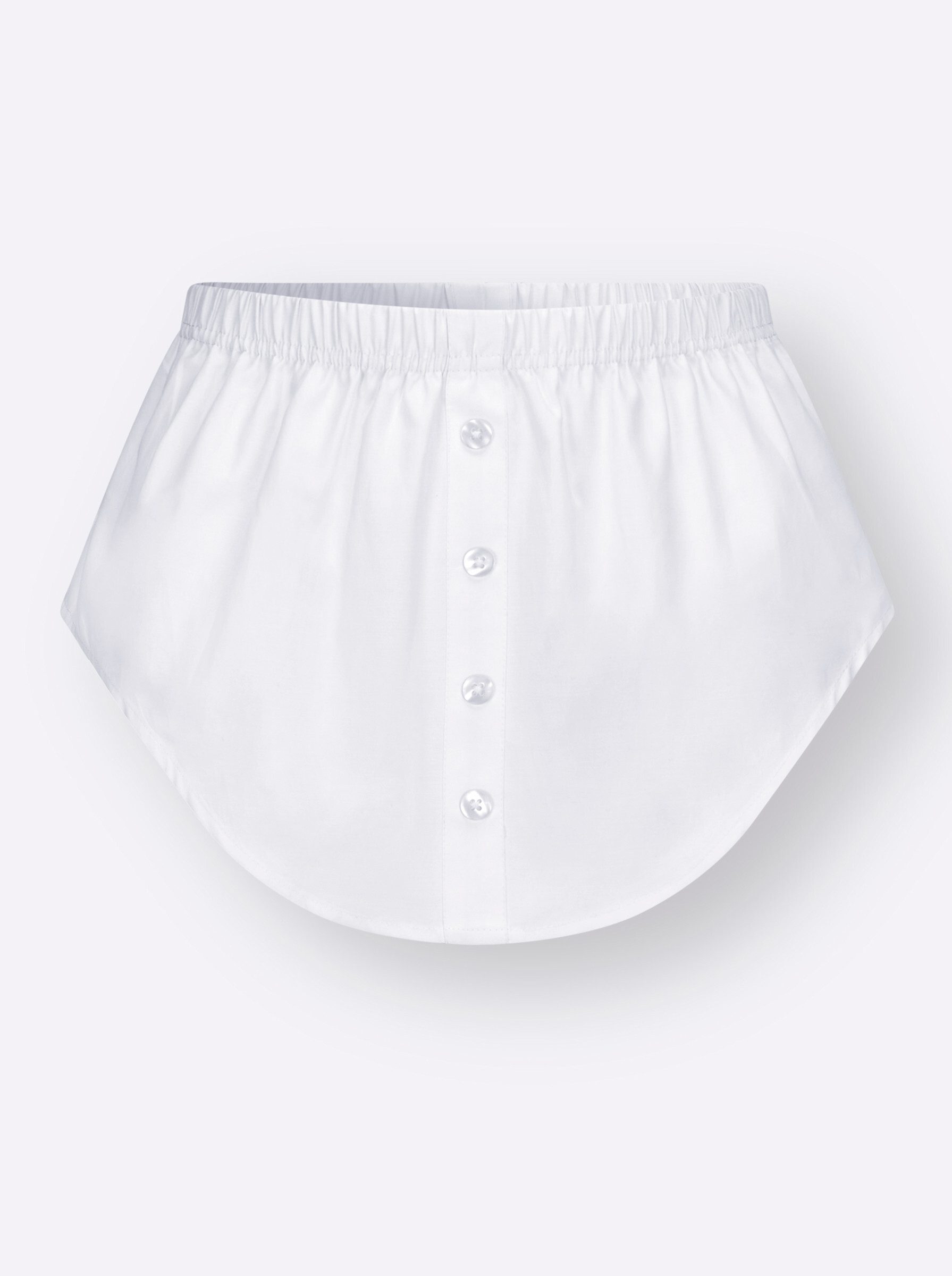 Klassische Bluse Blusenverlängerung Ärmellos