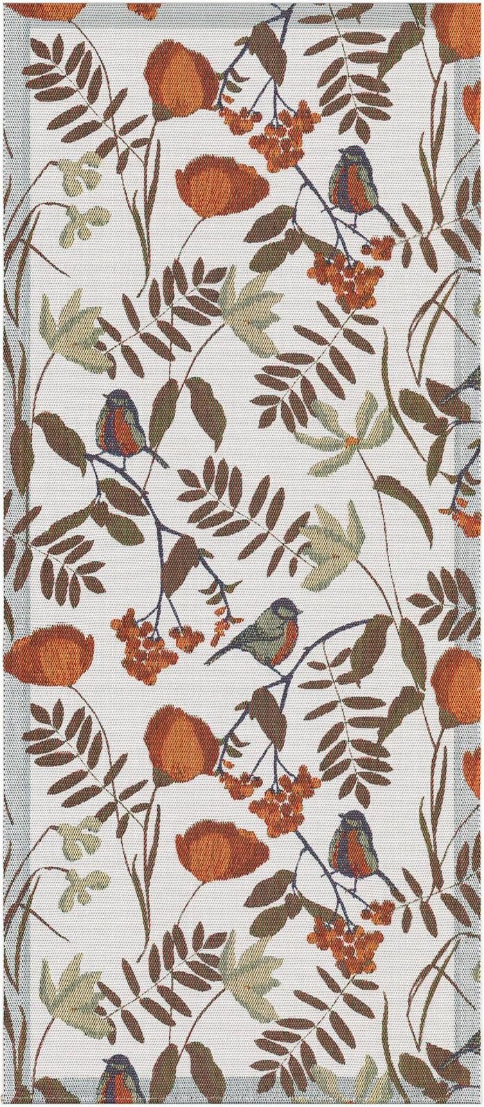 EKELUND MASTER WEAVERS 1692 Tischläufer Tischläufer Fåglabäck 560 35x80 cm, Pixel gewebt (6-farbig)