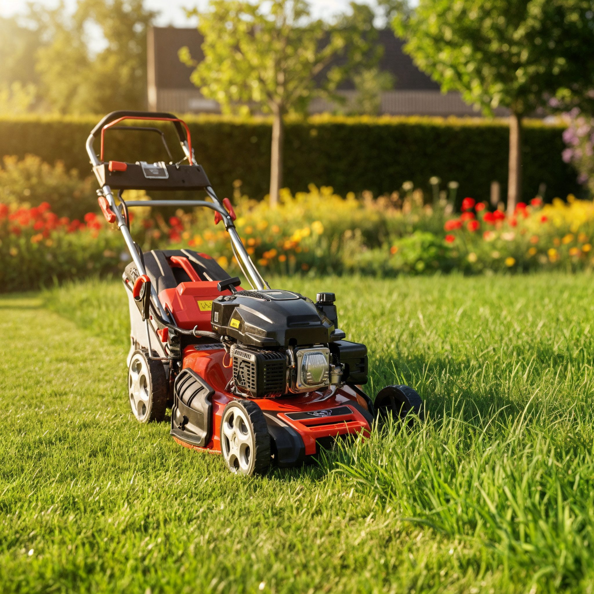 Hecht Benzinrasenmäher 551 SXE mit Radantrieb Elektrostart, 51 cm Schnittbr günstig online kaufen