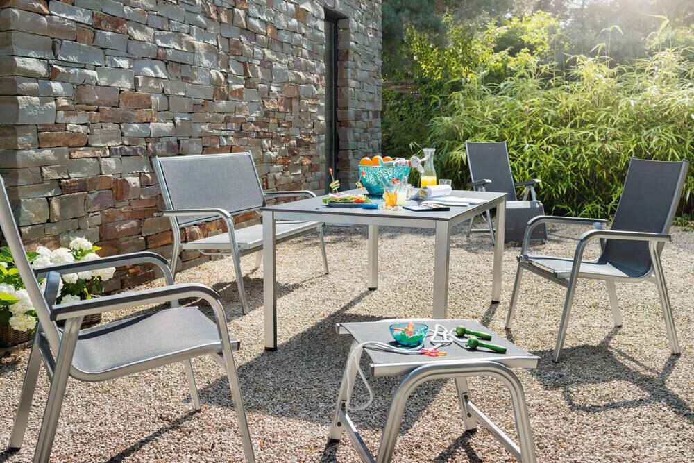KETTLER Gartenlounge-Hocker Basic Plus