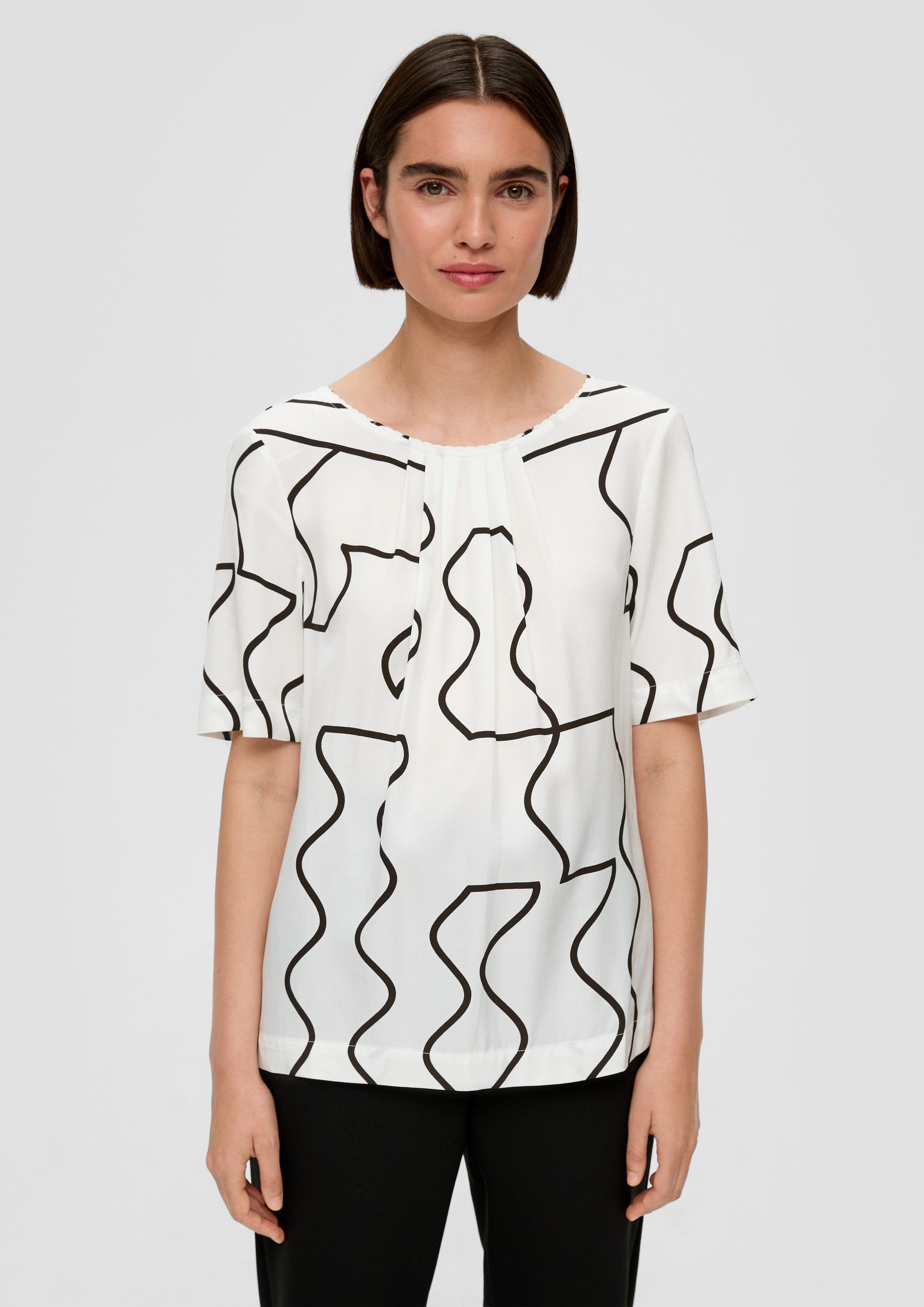 Kurzarmbluse Bluse