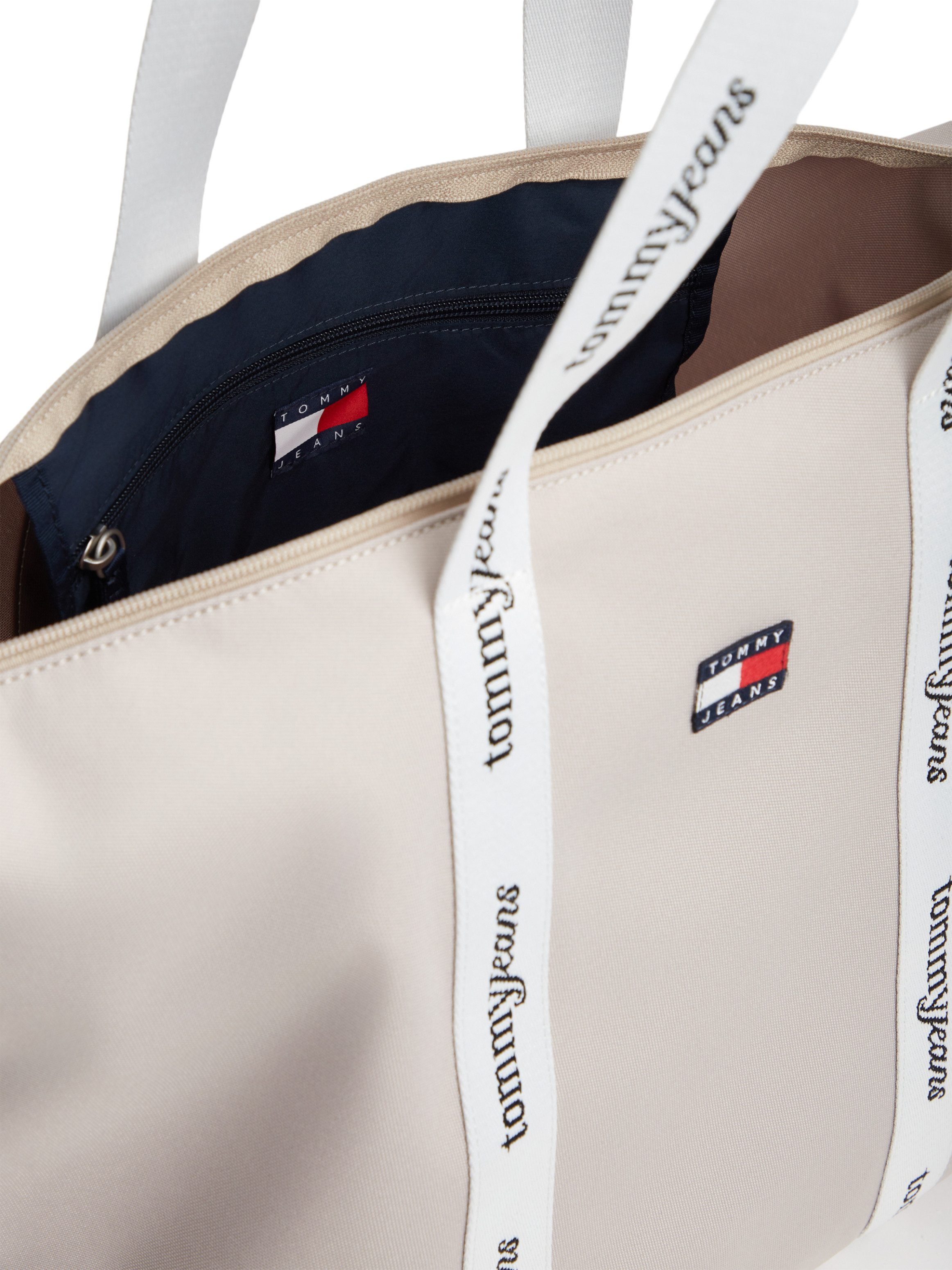 Tommy Jeans Tragetasche TJW ESS DAILY TOTE, Schultertasche, Shopper mit kontrastiven Henkeln