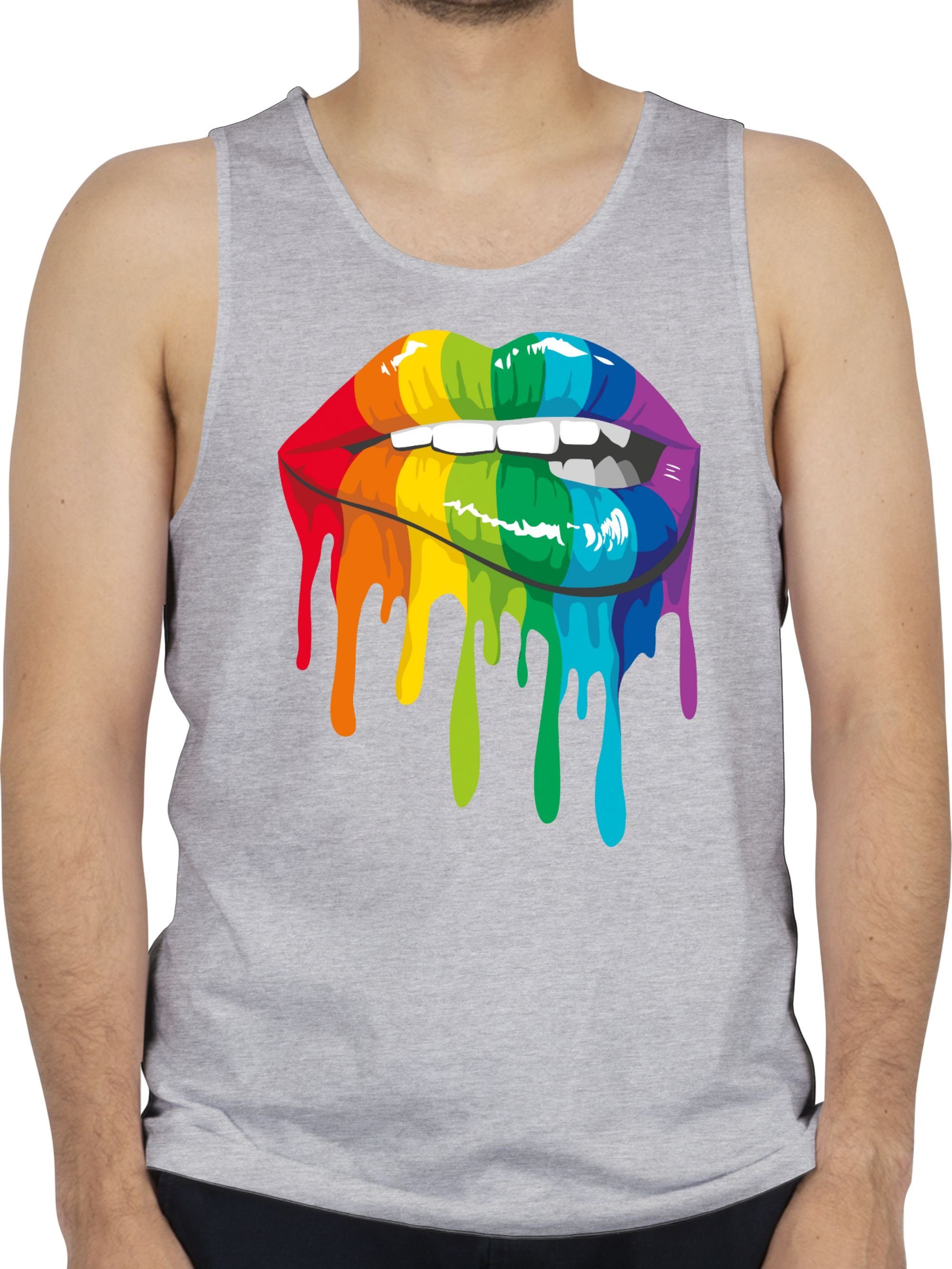 Shirtracer Tanktop Lippen LGBT & LGBTQ günstig online kaufen