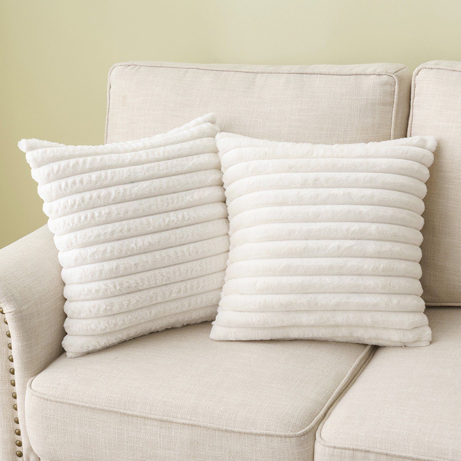 Sunicol Kissenbezug 2er Set Plüsch Weicher Samt Kissenbezüge, 45cm x 45cm, günstig online kaufen