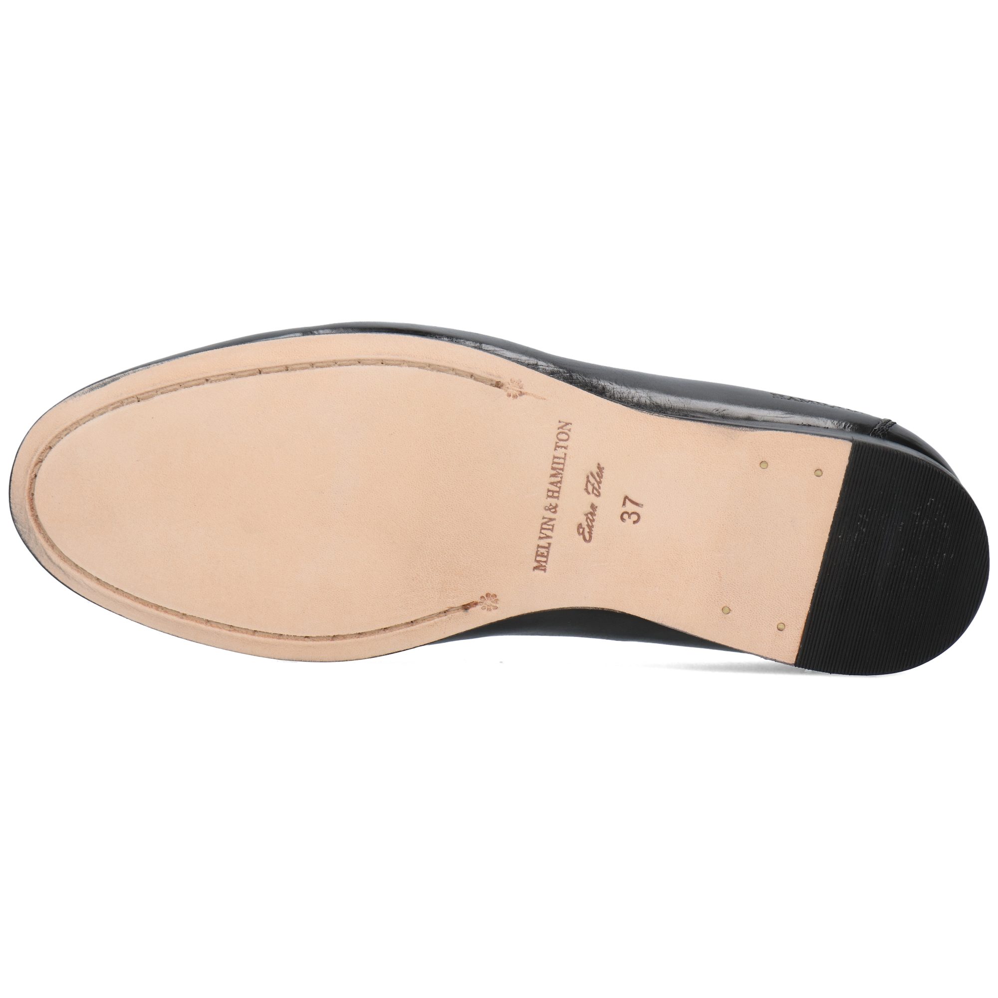 Melvin & Hamilton Julietta 4 Leder-Geflochtene Schuhe für Damen Loafer Flache Absätze, Echtes Leder, Vegetabile Gerbung