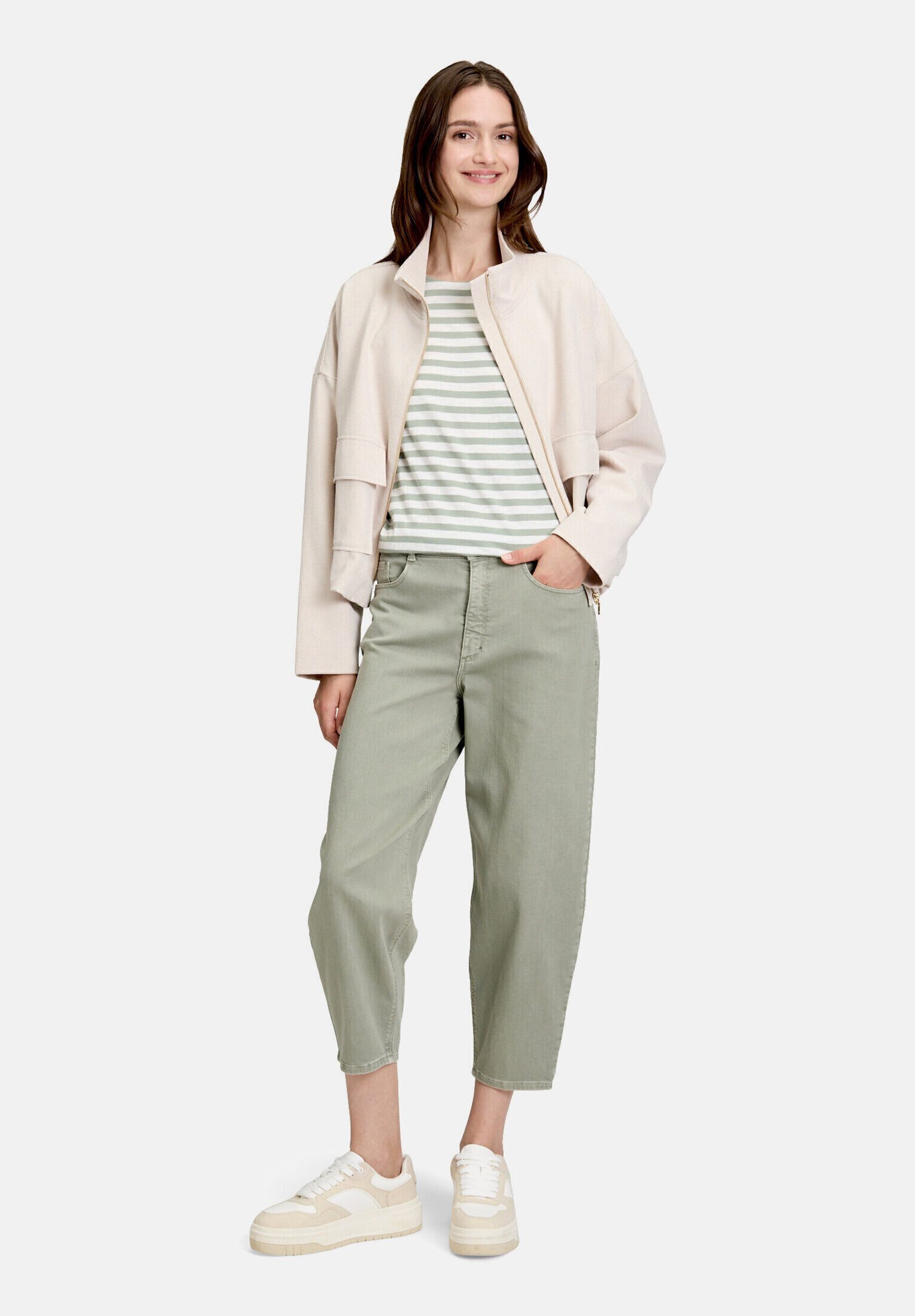 Betty&Co Kurzarmshirt Damen mit Rundhalsausschnitt (1-tlg)