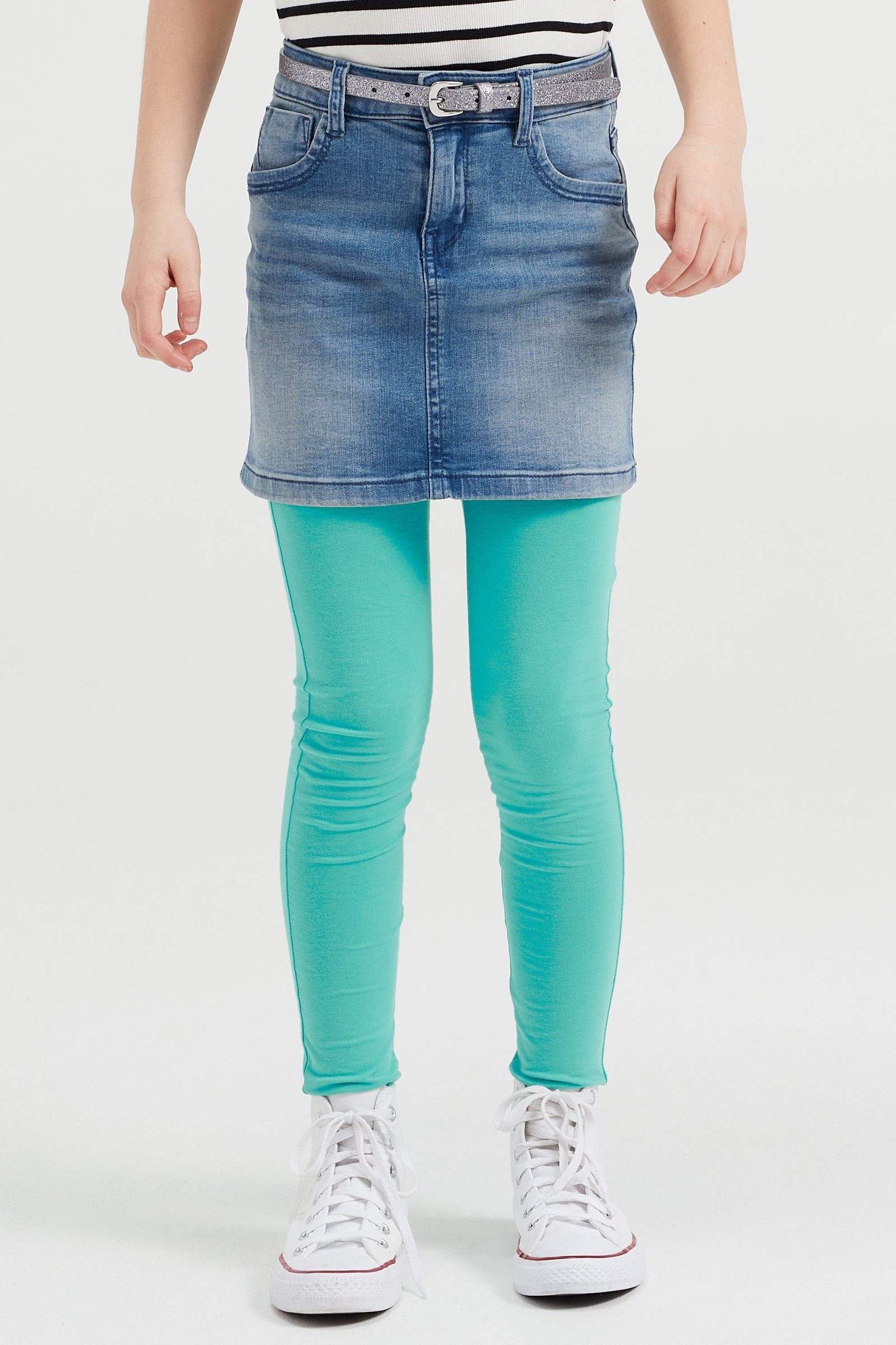 Grün blau Fashion Leggings WE (1-tlg)