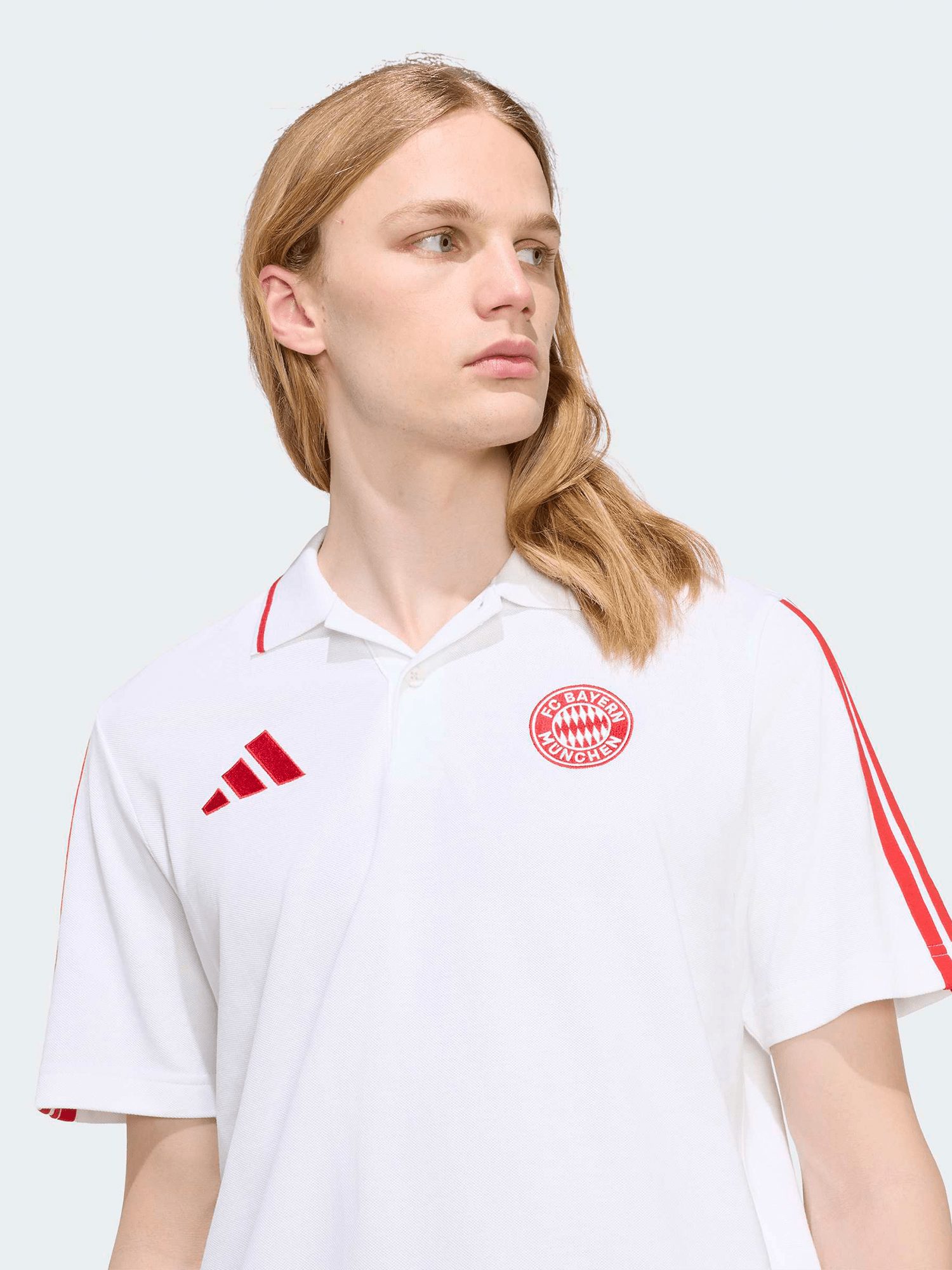 adidas Performance Poloshirt FC Bayern München, Poloshirt DNA, Herren, Weiß