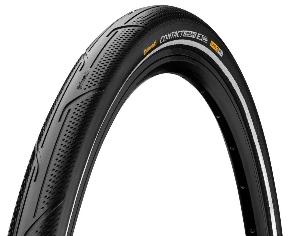 CONTINENTAL Fahrradreifen Continental Reifen Contact Urban 16x1.35 35-349 schwarz Reflex E-50 fa