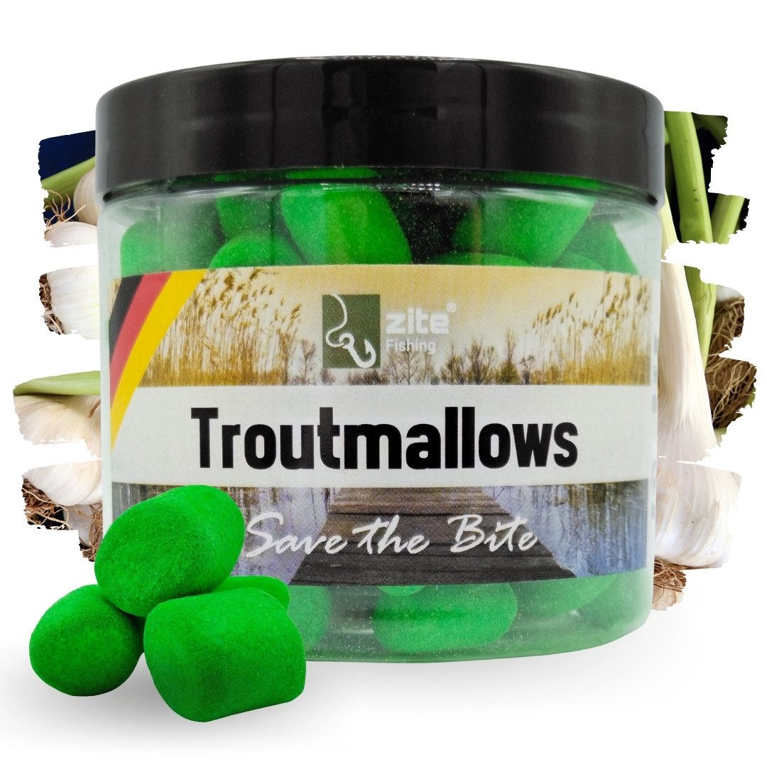 Kunstköder Troutmallow Kunstköder - 40g Marshmallows - 8 Farben - Forellenangeln