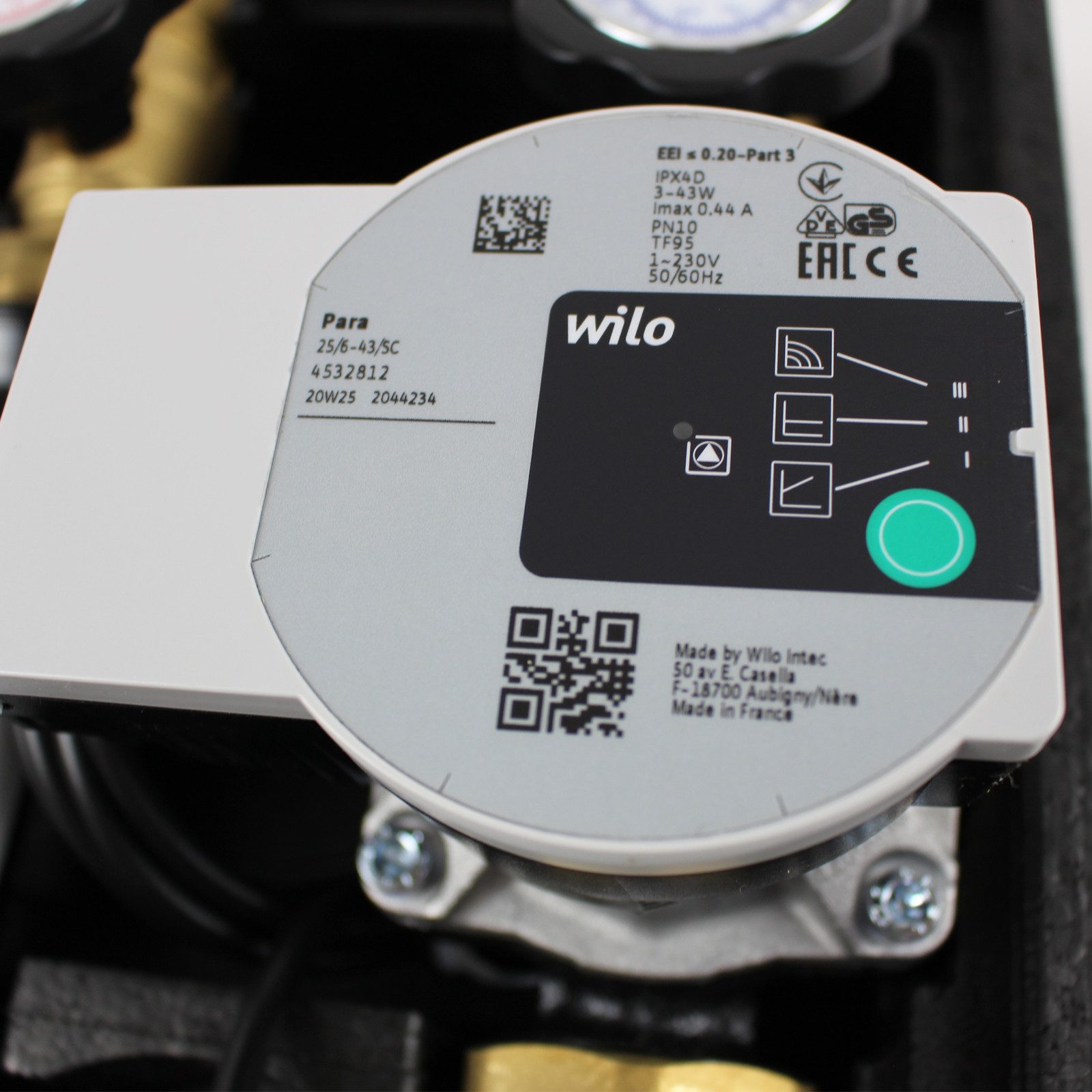 Environ Fußbodenheizung Thermoreflux X Rücklaufanhebung mit elektr. Stellmotor Elodrive und Wi