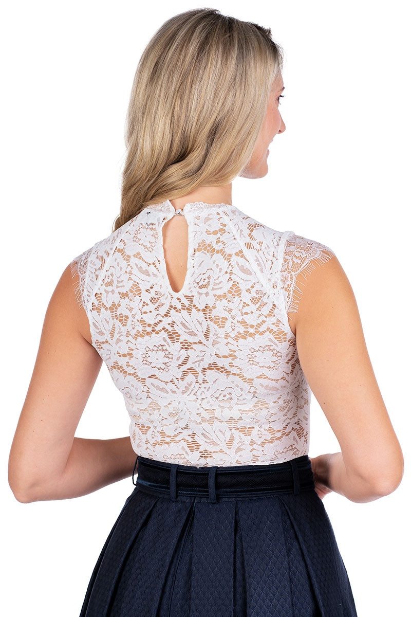 Hangowear Blusenbody Blusenbody - DAFNE - schwarz, weiß