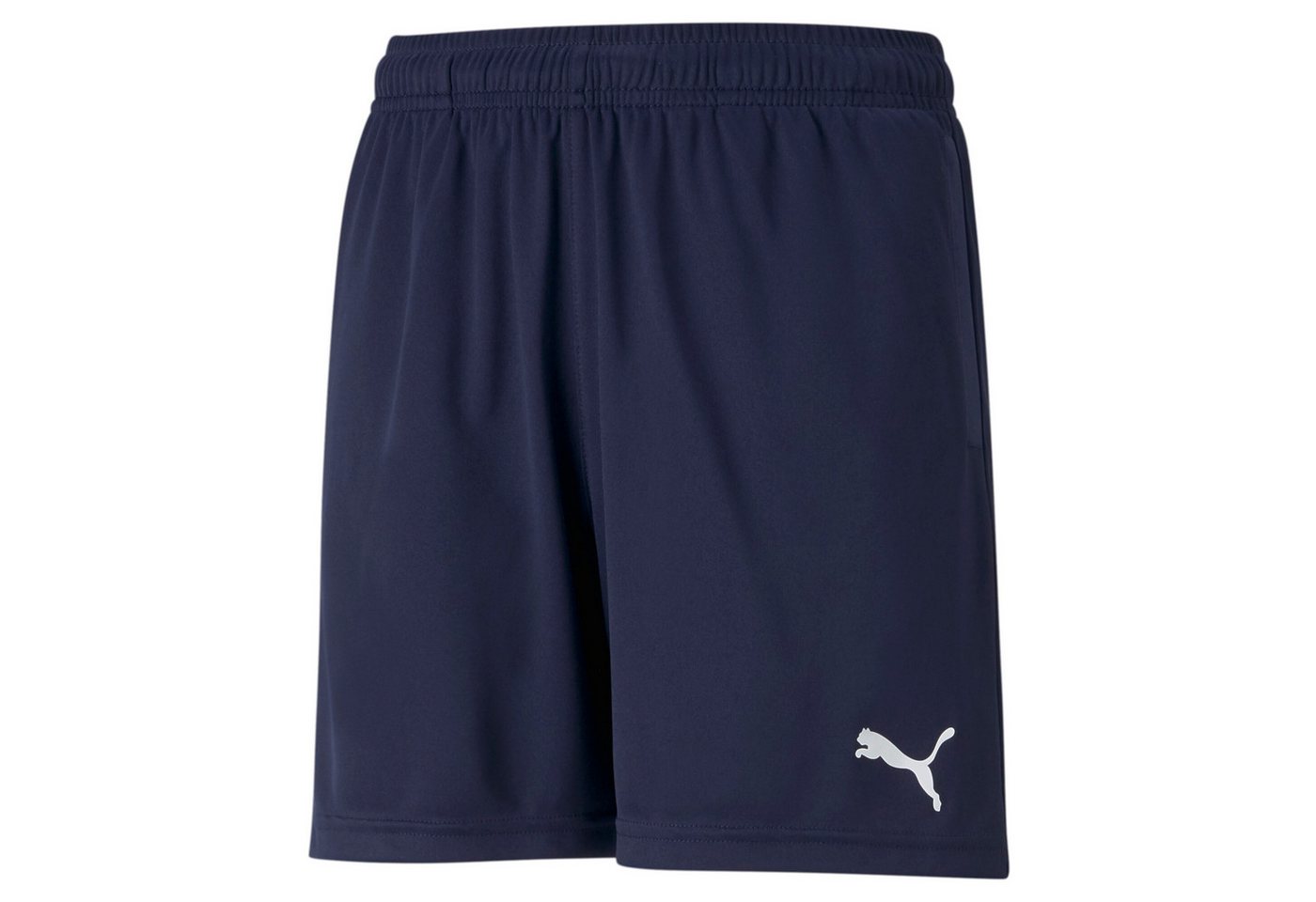 PUMA Trainingsshorts TEAMRISE TRAINING SHORTS JR aus Interlock-Material, mit Reißverschluss, kniebedeckender Schnitt