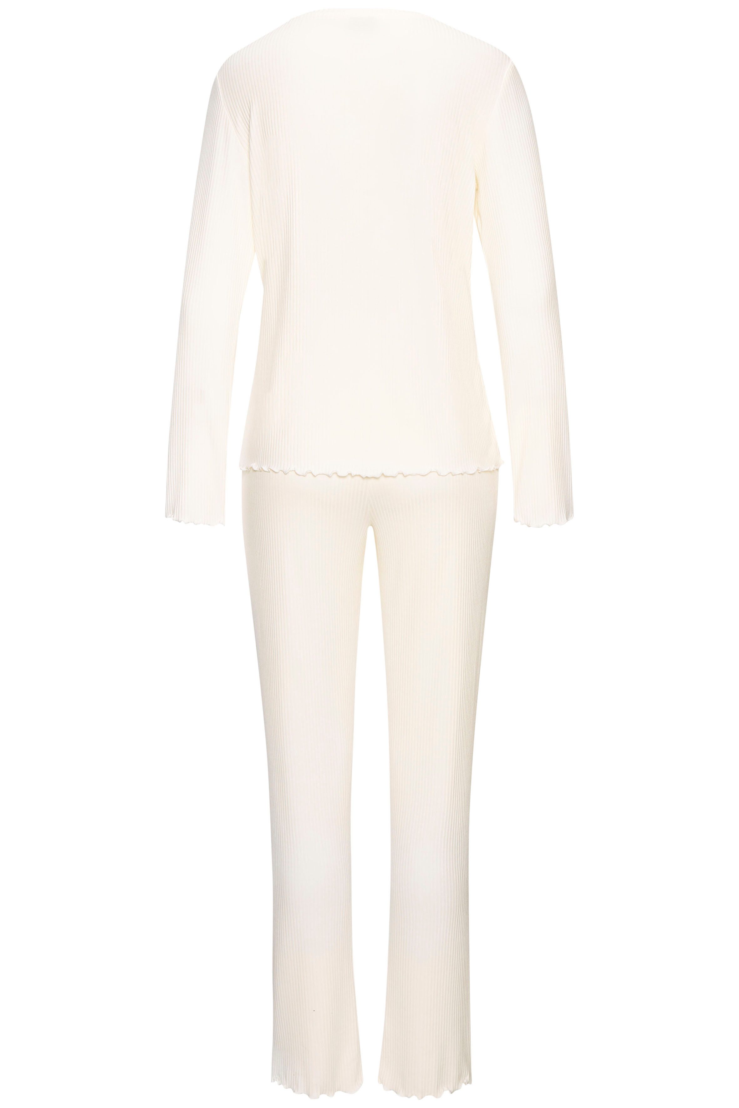 Vivance Dreams by Lascana Pyjama (Set, 2 tlg) mit Babylock-Saum