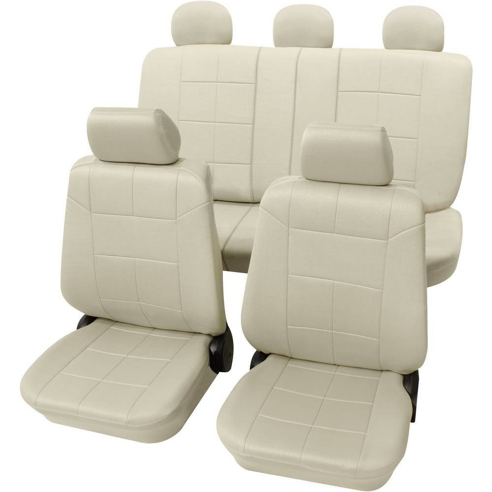 Petex Autositzbezug Universal Sitzbezug Eco-Class Dakar Komplettset SAB-1 22574909, Seitenairbag-geeignet, Rückbank symetrisch teilbar, Rückbank asymetris