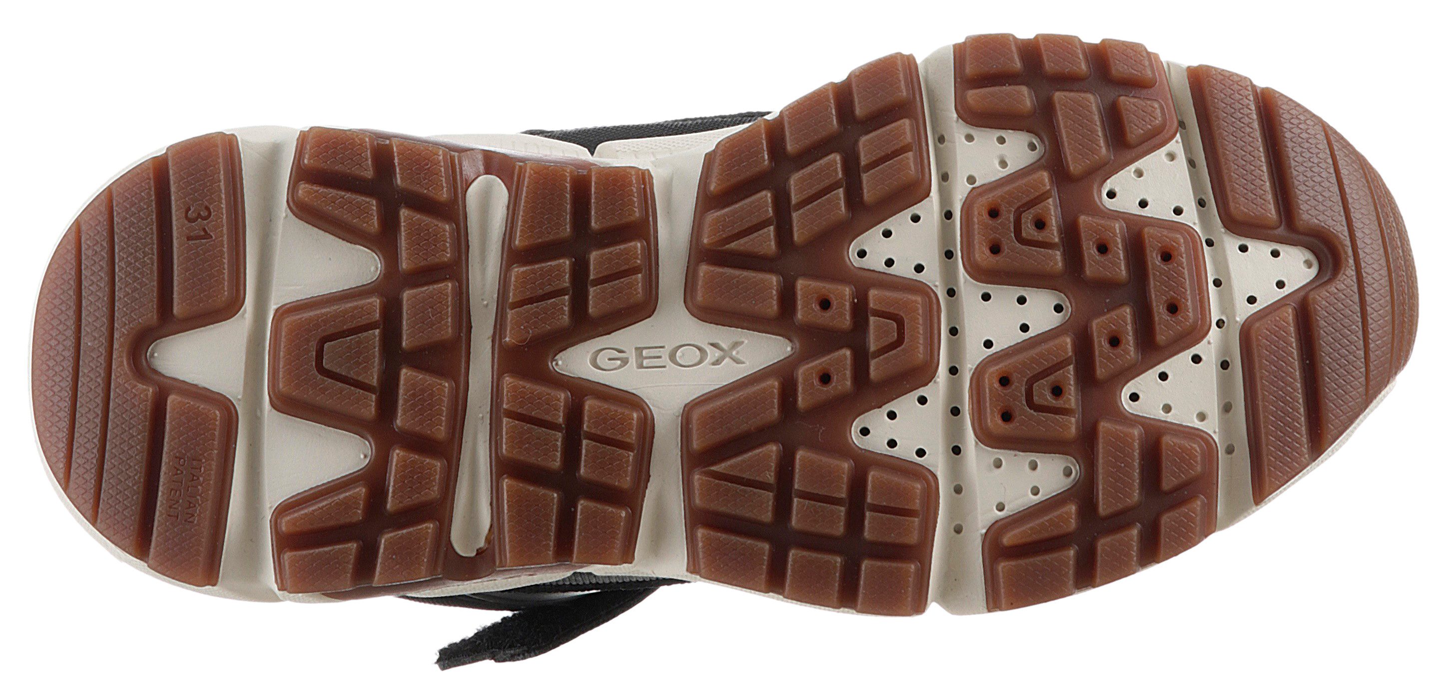 Geox J FLEXYPER PLUS BOY ABX Winterboots Sneaker mit Geox Spezial Membrane, Größenschablone zum Download