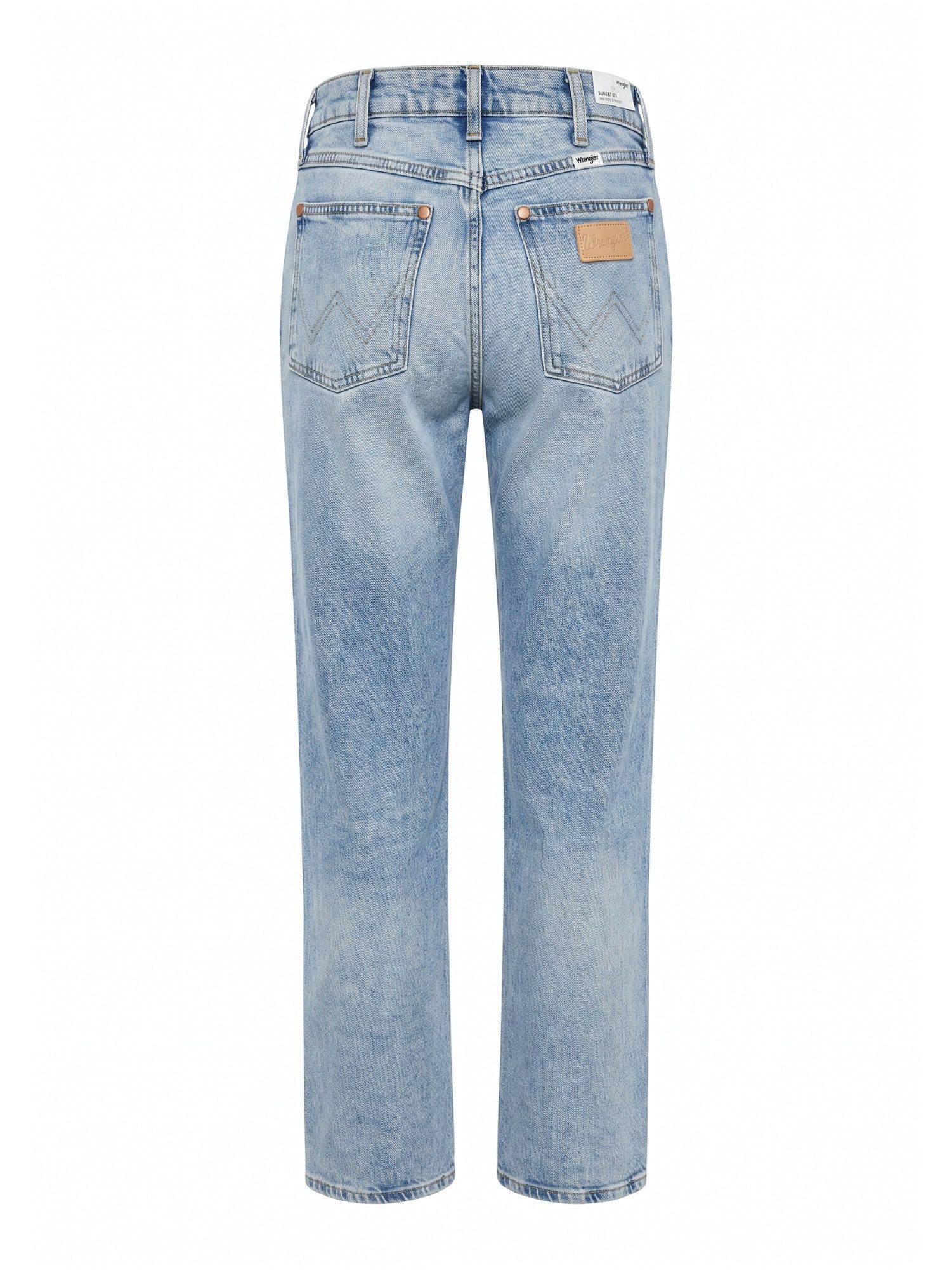 Wrangler Straight-Jeans reguläre, gerade Beinform - SUNSET FROSTY SILVER