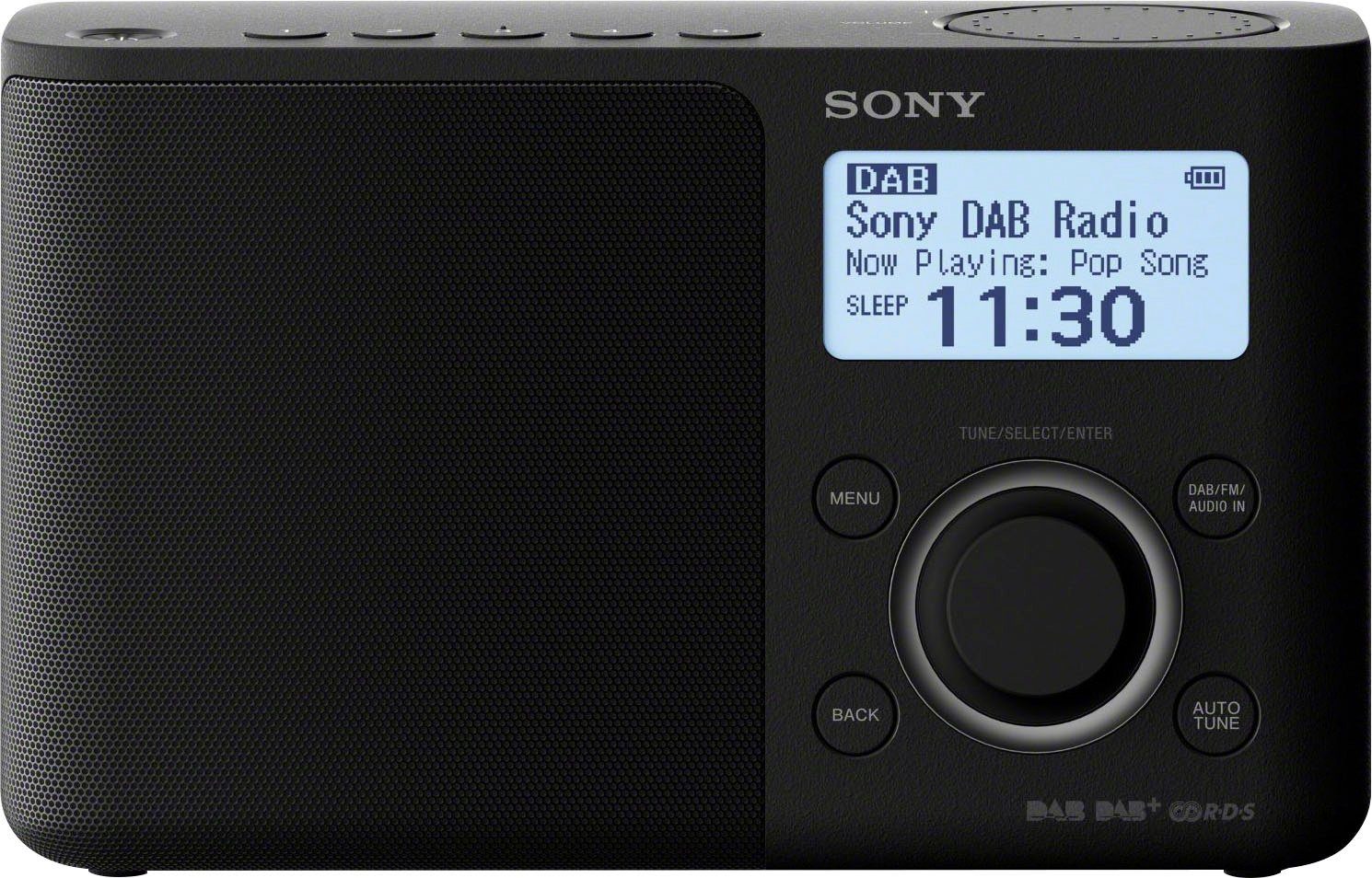 Sony XDR-S61D Radio (Digitalradio (DAB), FM-Tuner) Schwarz