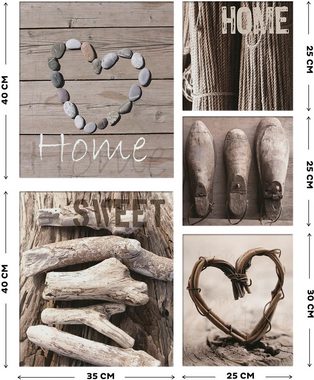 Art for the home Bild home sweet home, (5 St)