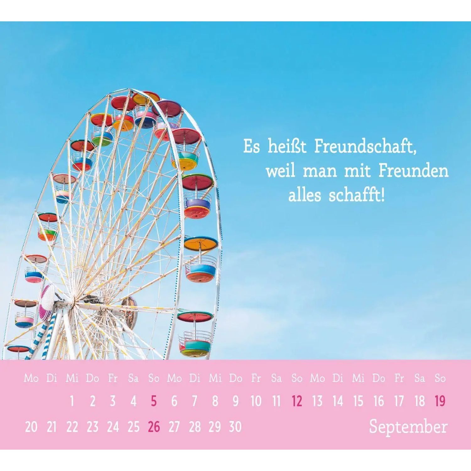 groh Verlag Monatskalender Mini-Kalender 2027: Der kleine Freundschaftskalender – Bild 5 von 5