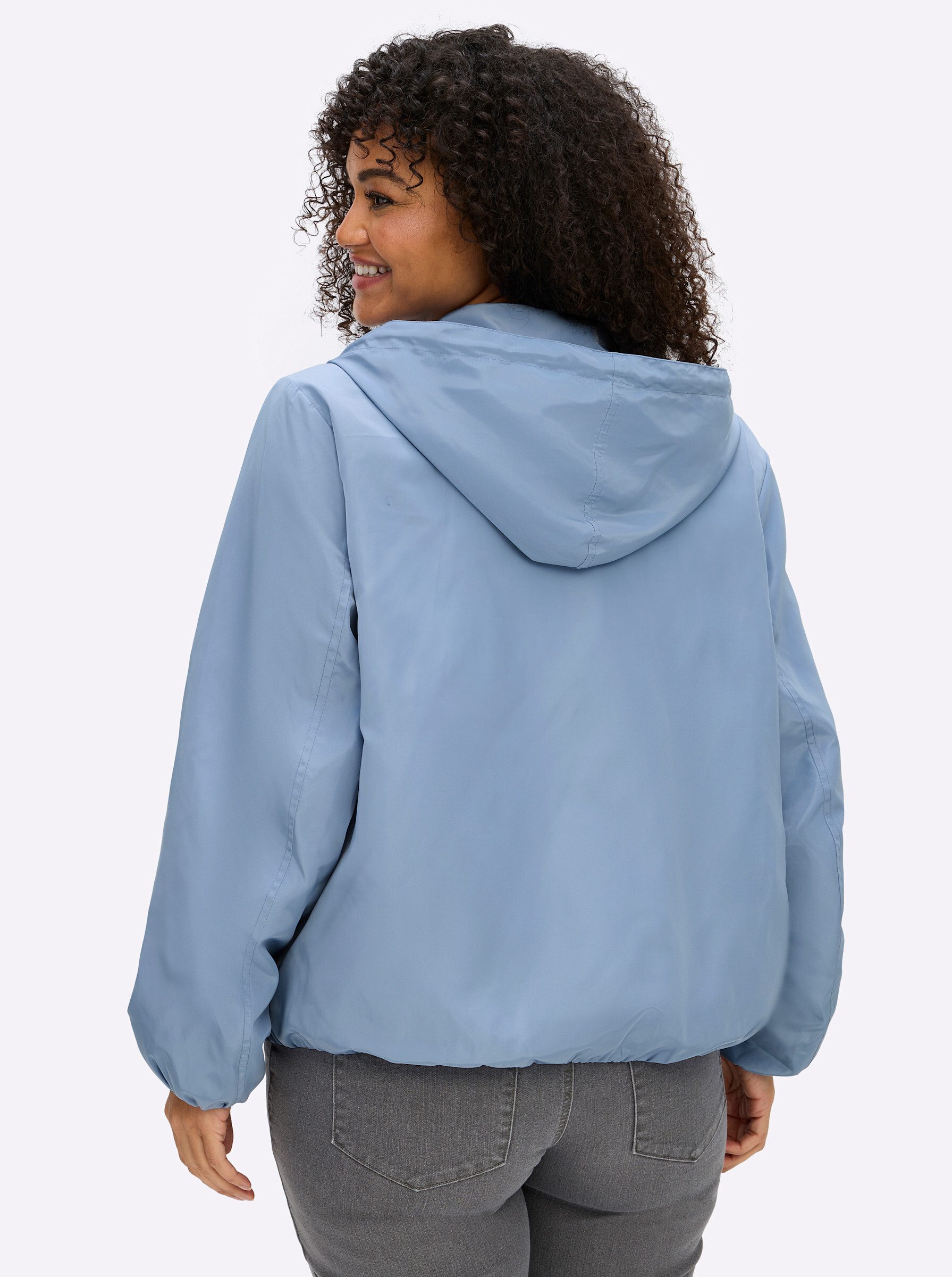 Sheego Allwetterjacke Blouson Langarm
