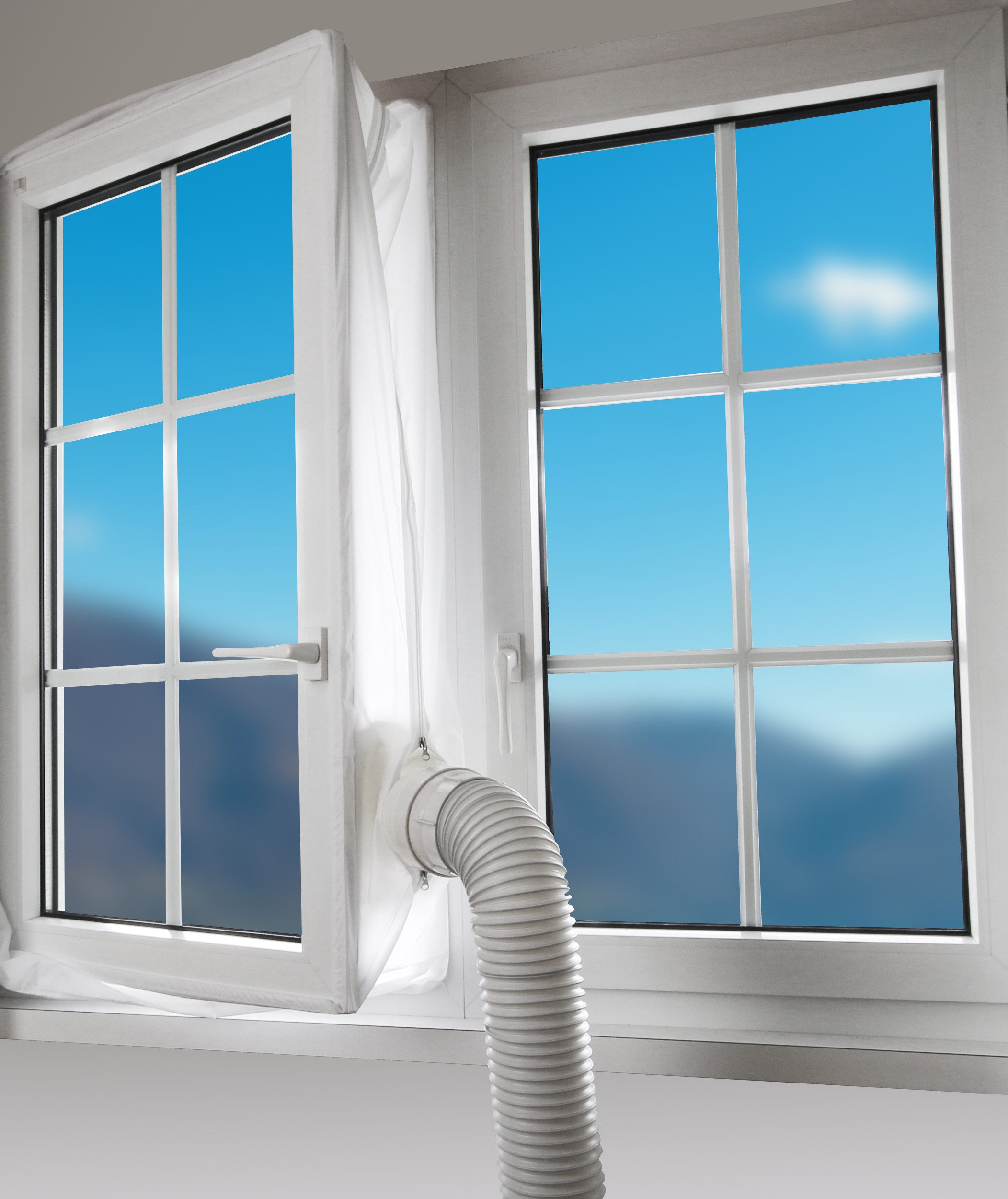 Sonnenkönig Fenster-Set Erweiterung Fensterkit, max. Umfang 4m, inkl. Klett günstig online kaufen