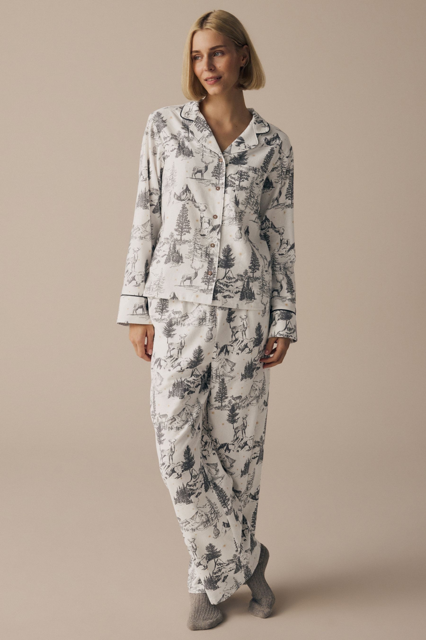 Pyjama Familienschlafanzug aus 100% Baumwolle