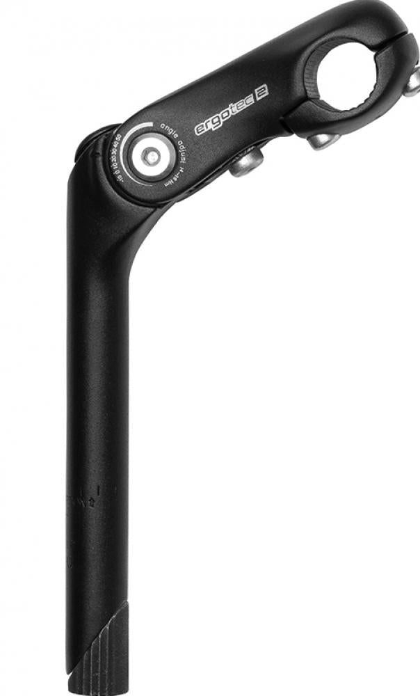 Ergotec Fahrradlenker Ergotec Schaftvorbau Kobra Vario Ø 25,4/22,2 mm 110 mm schwarz