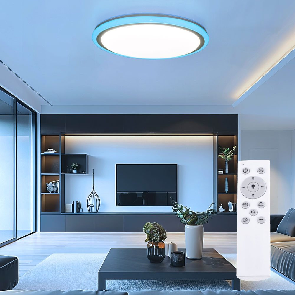 JUST LIGHT LED Deckenleuchte, LED-Leuchtmittel fest verbaut, Farbwechsel, D günstig online kaufen