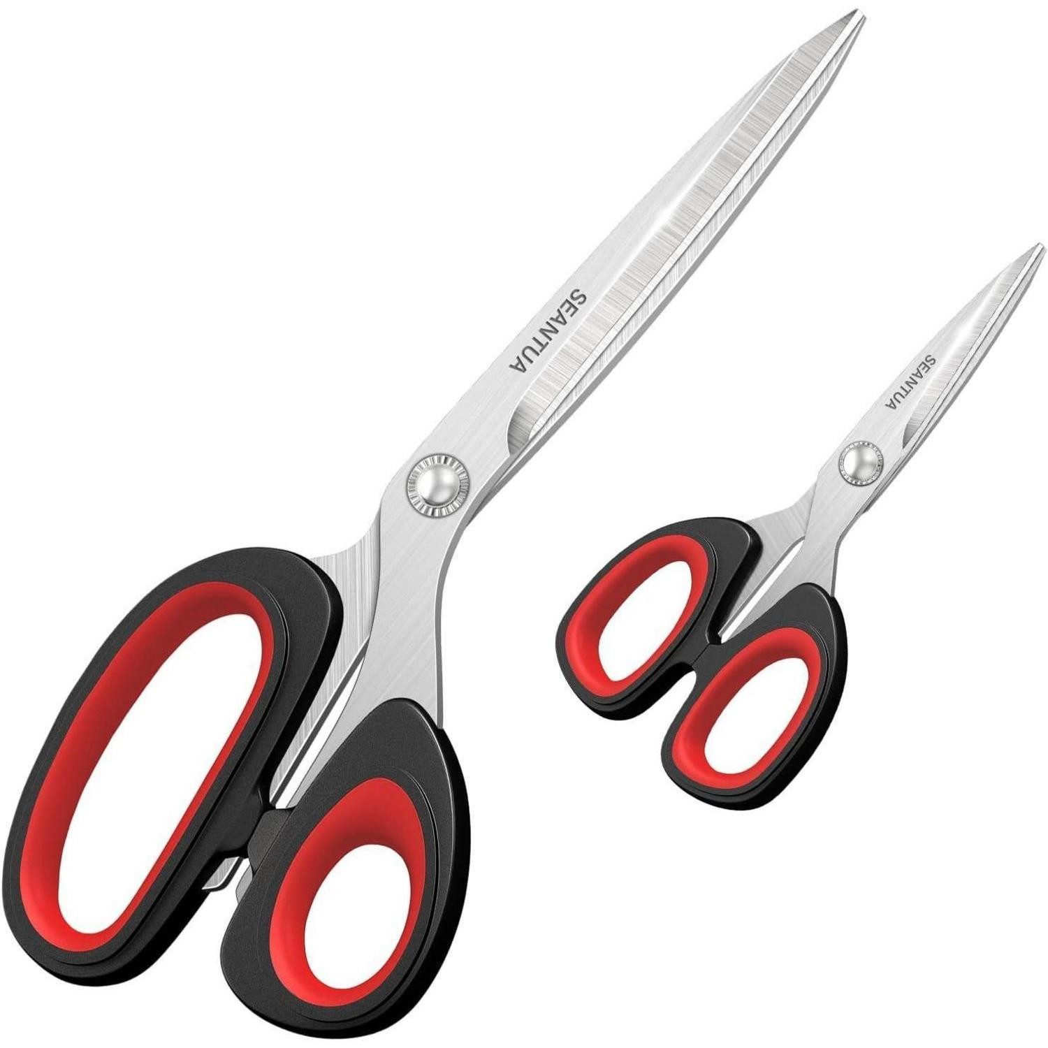 LuxusKollektion Stoffscheren Stoffschere Set 23cm+13cm, Hochwertige Nähscheren Edelstahl