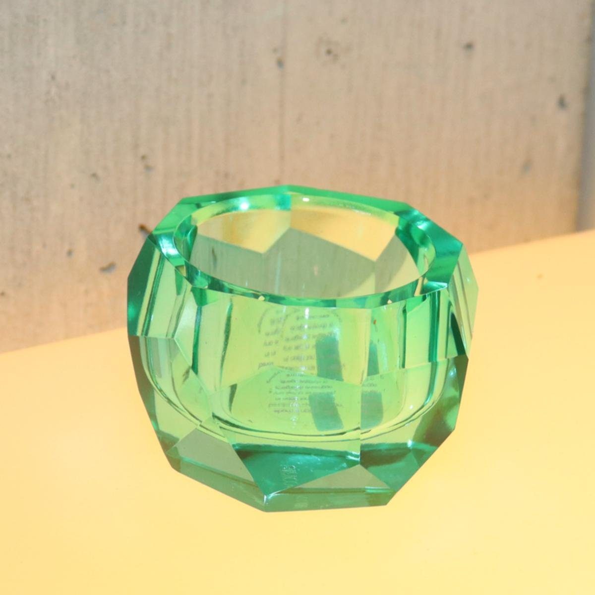 Giftcompany Teelichthalter Gift-Company Teelichthalter Kristallglas lichtgrün 4 ca (Stück) H cm